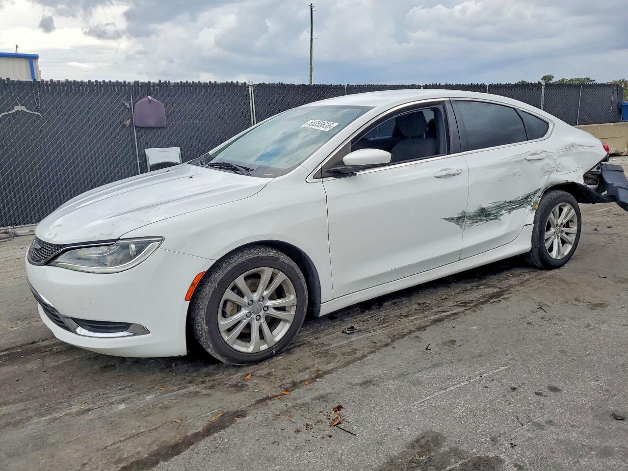 2015 Chrysler 200 Белый vin: 1C3CCCAB3FN598770