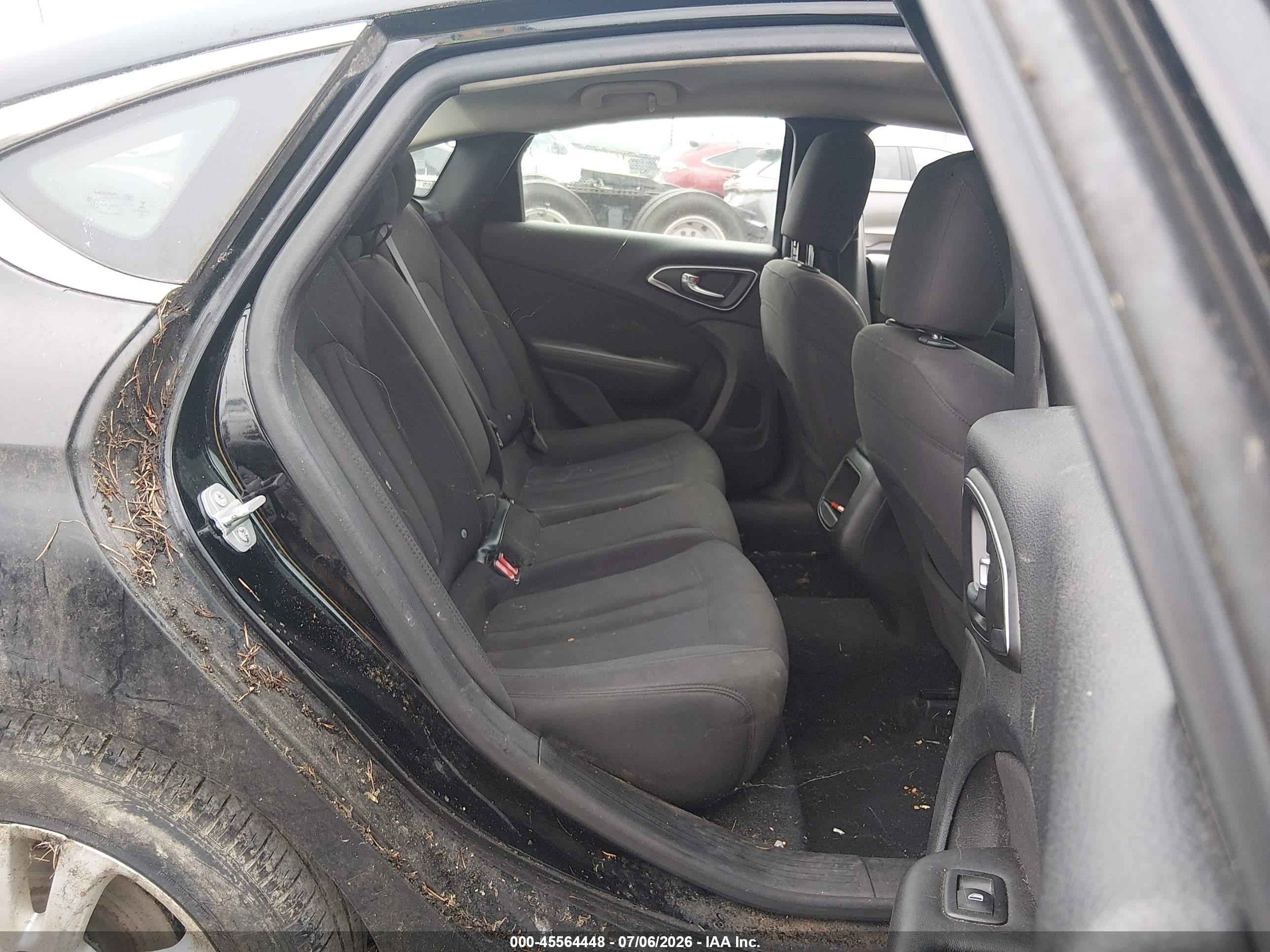 2015 Chrysler 200 Limited Black vin: 1C3CCCAB3FN617169