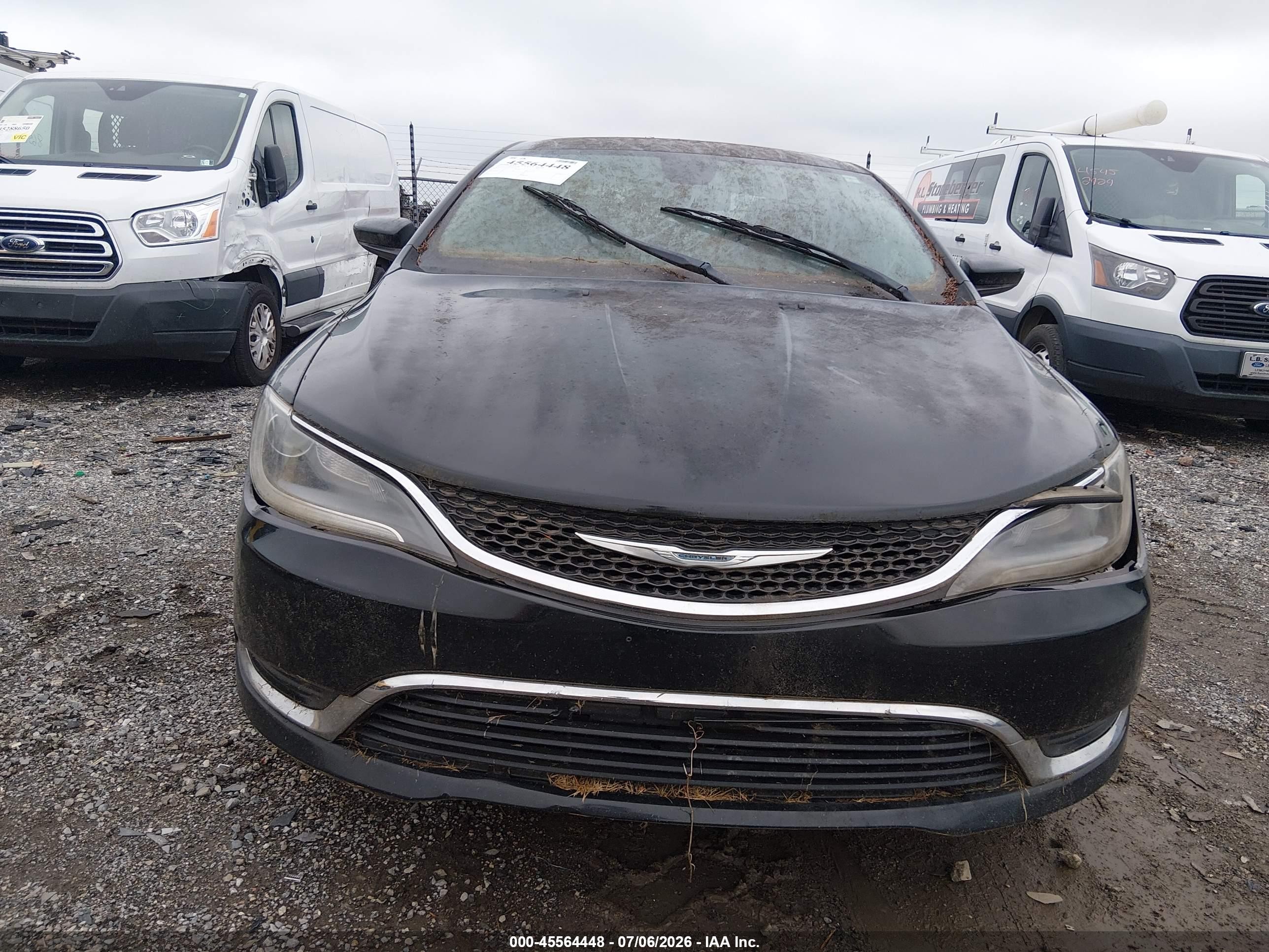 2015 Chrysler 200 Limited Black vin: 1C3CCCAB3FN617169