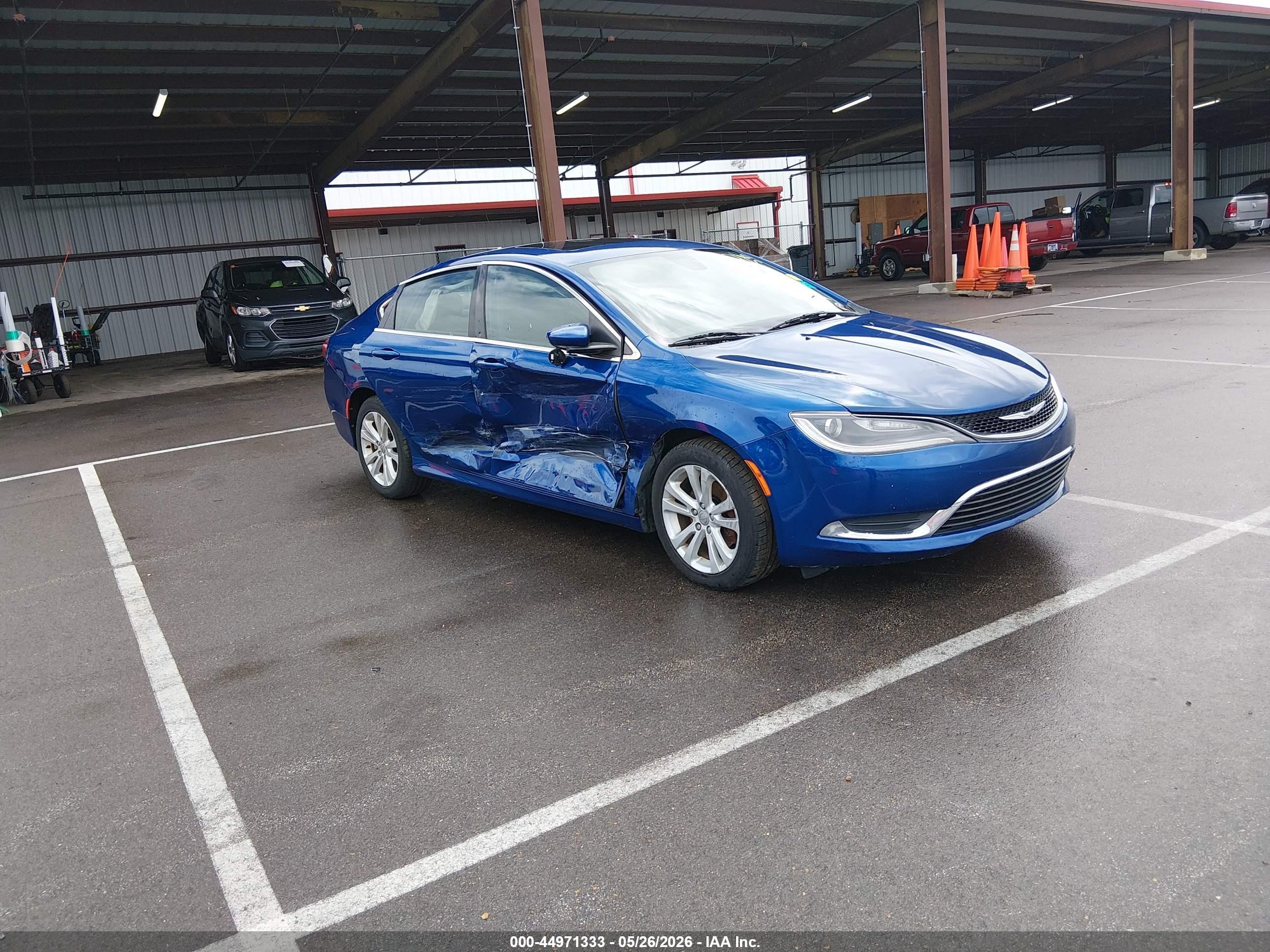2015 Chrysler 200 Limited Синий vin: 1C3CCCAB3FN630987