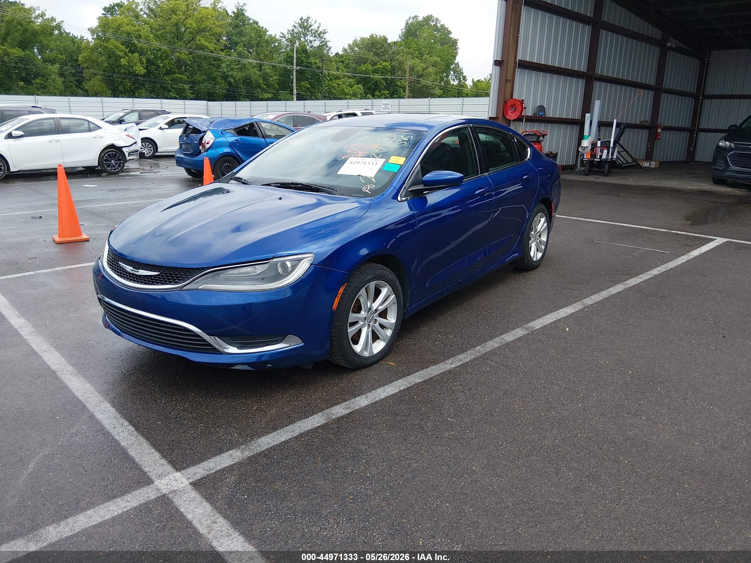 2015 Chrysler 200 Limited Синий vin: 1C3CCCAB3FN630987