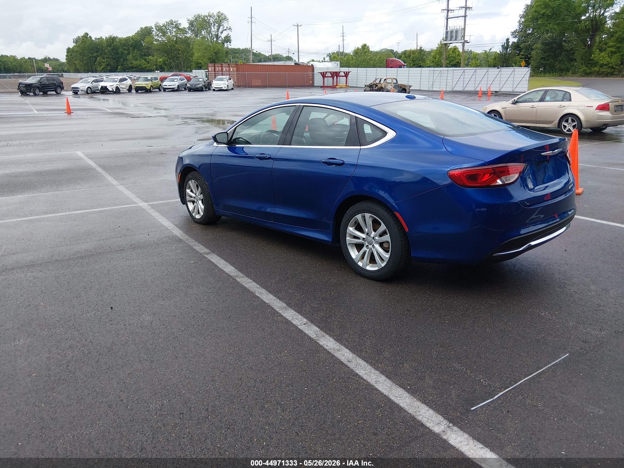 2015 Chrysler 200 Limited Синий vin: 1C3CCCAB3FN630987