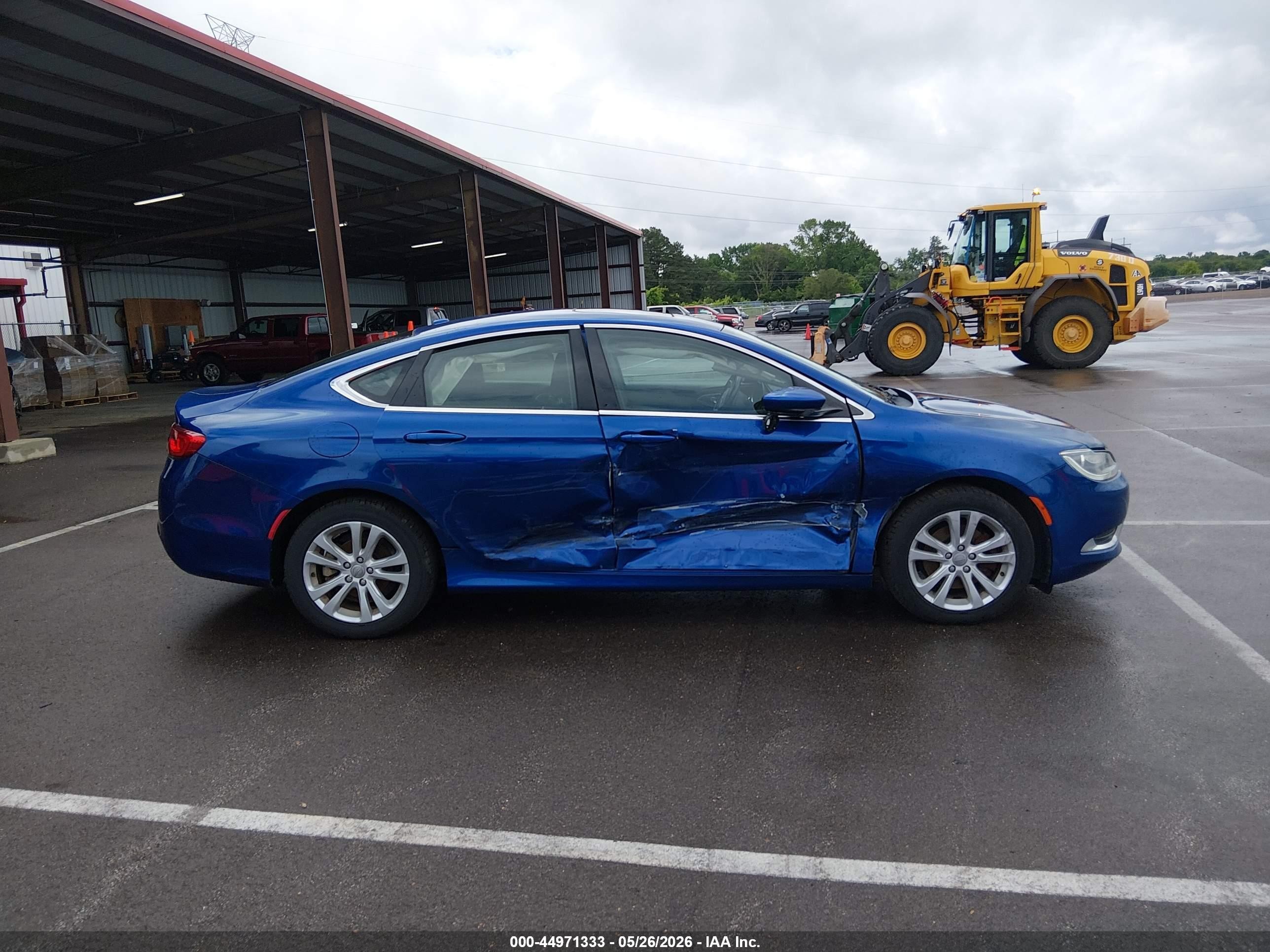 2015 Chrysler 200 Limited Синий vin: 1C3CCCAB3FN630987