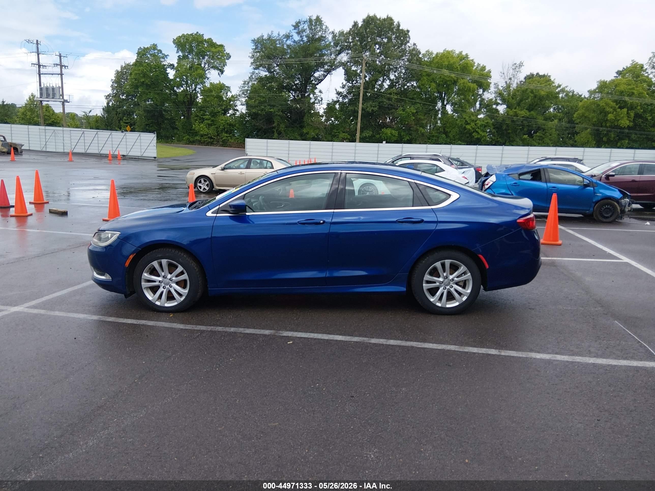 2015 Chrysler 200 Limited Синий vin: 1C3CCCAB3FN630987