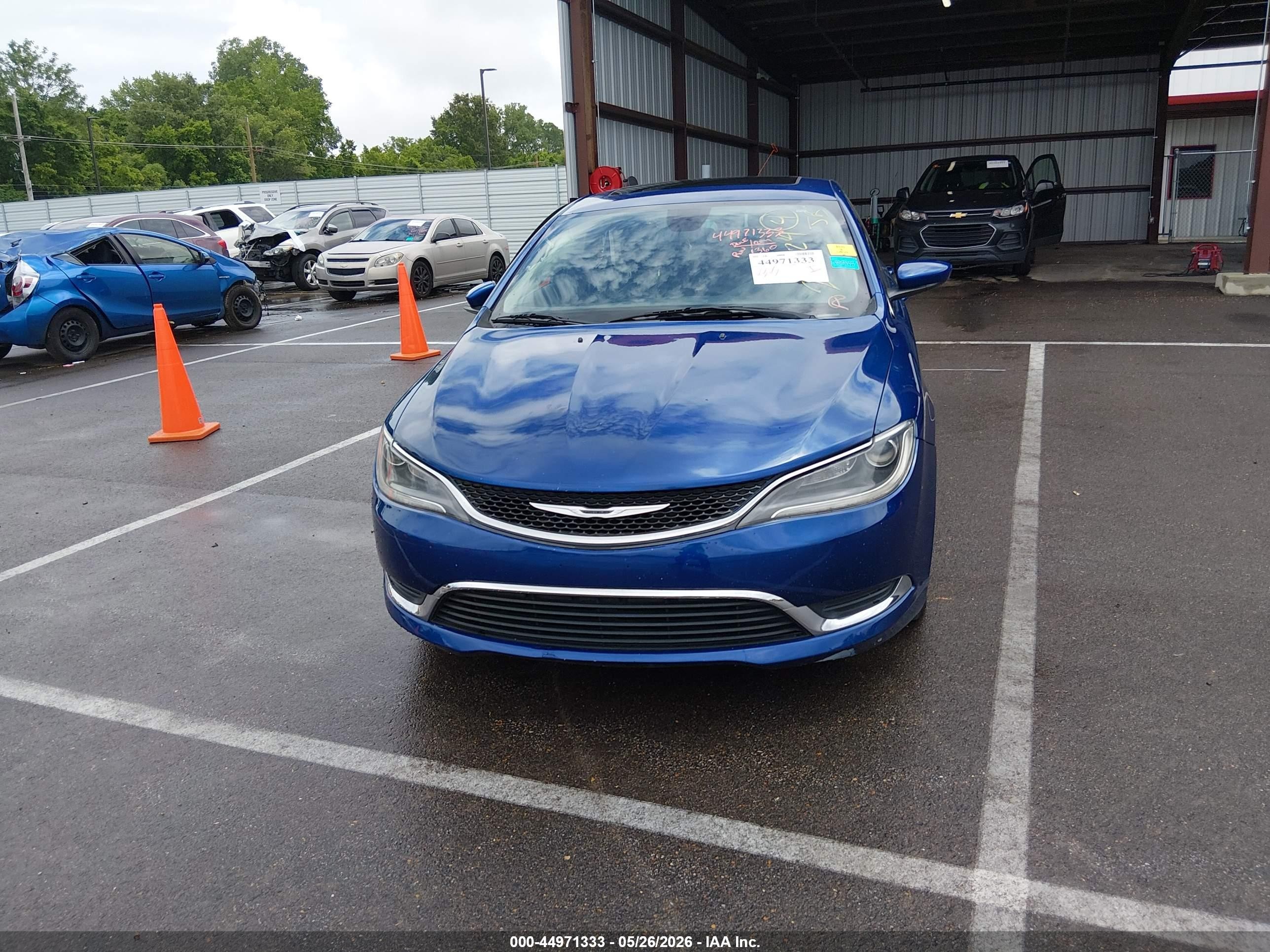 2015 Chrysler 200 Limited Синий vin: 1C3CCCAB3FN630987