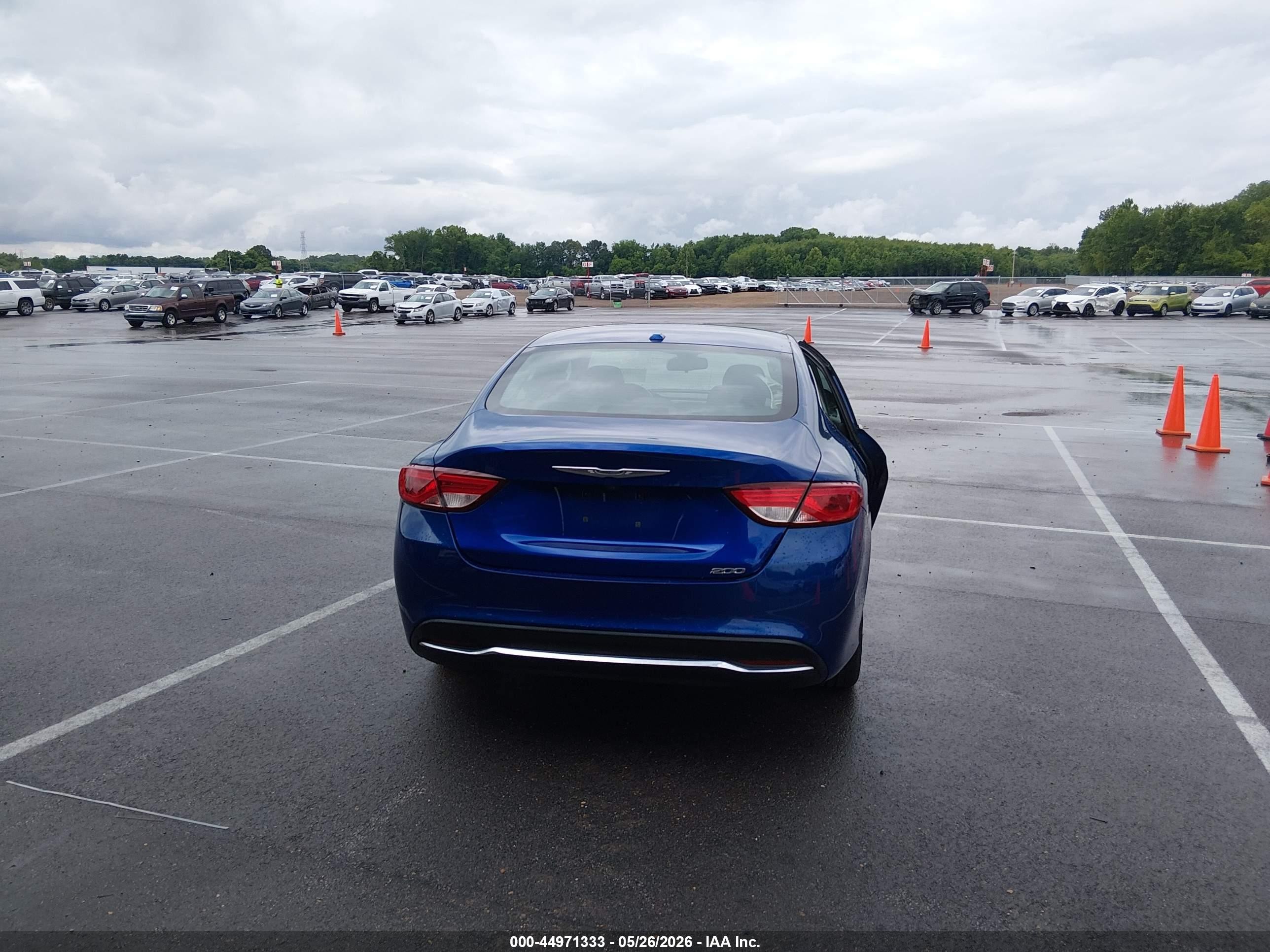 2015 Chrysler 200 Limited Синий vin: 1C3CCCAB3FN630987