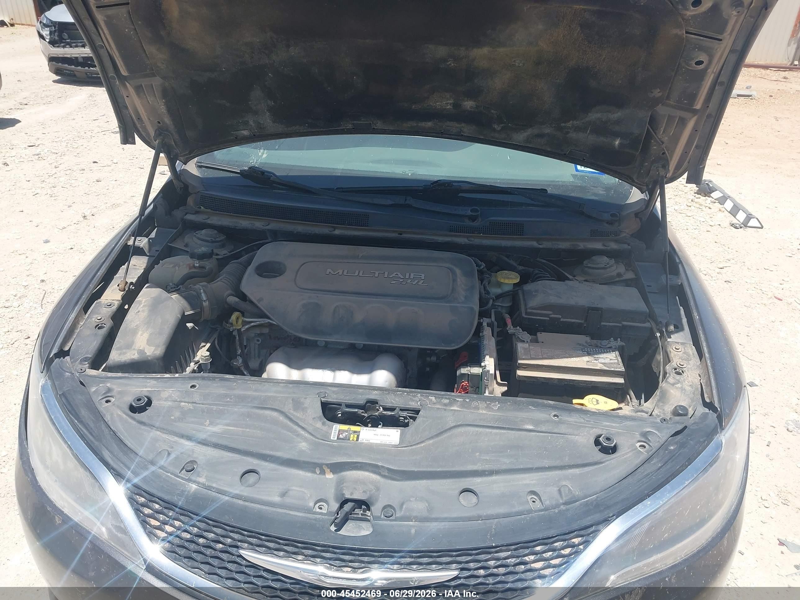 2015 Chrysler 200 Limited Gray vin: 1C3CCCAB3FN637633