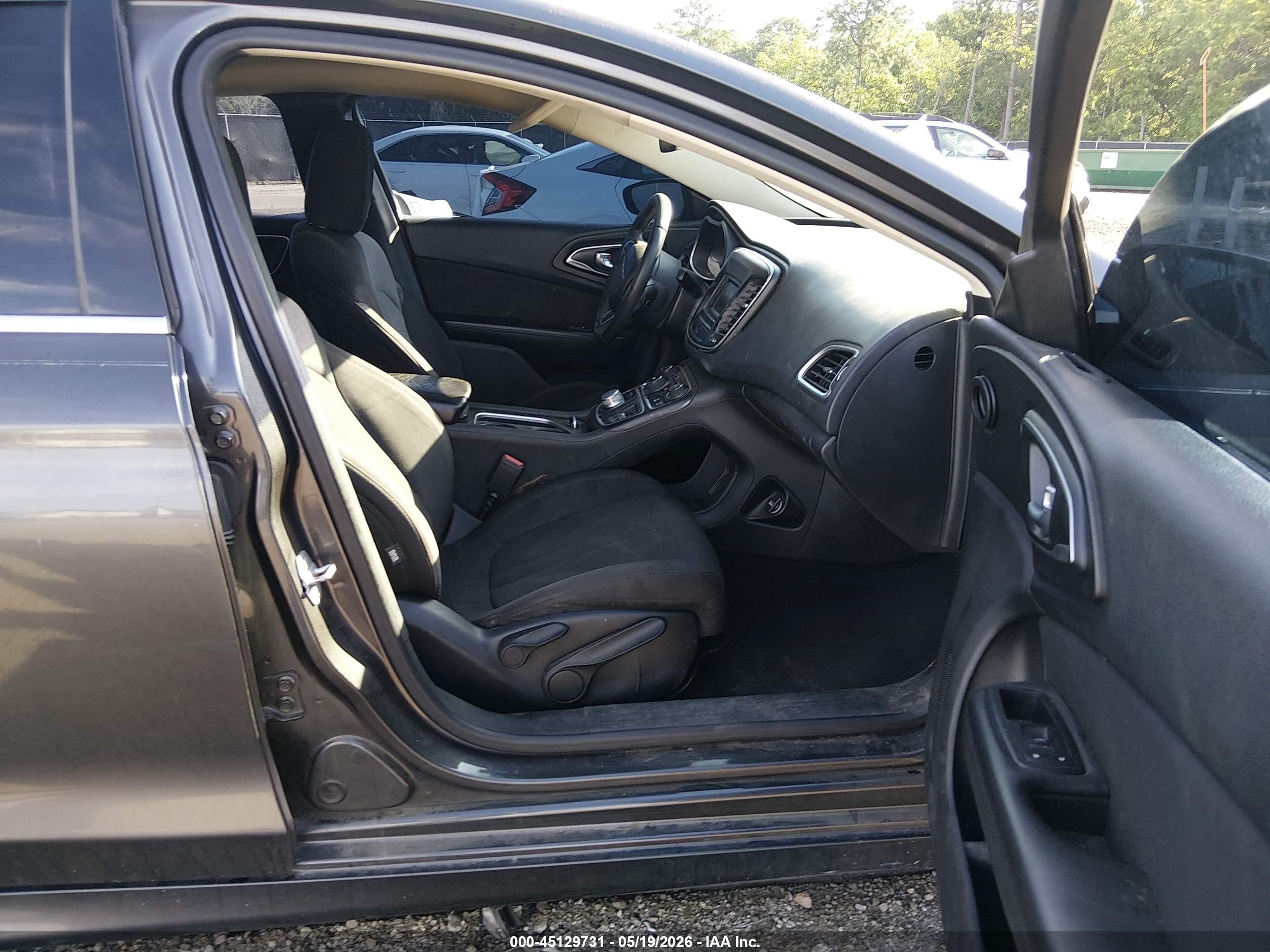 2015 Chrysler 200 Limited Gray vin: 1C3CCCAB3FN657767