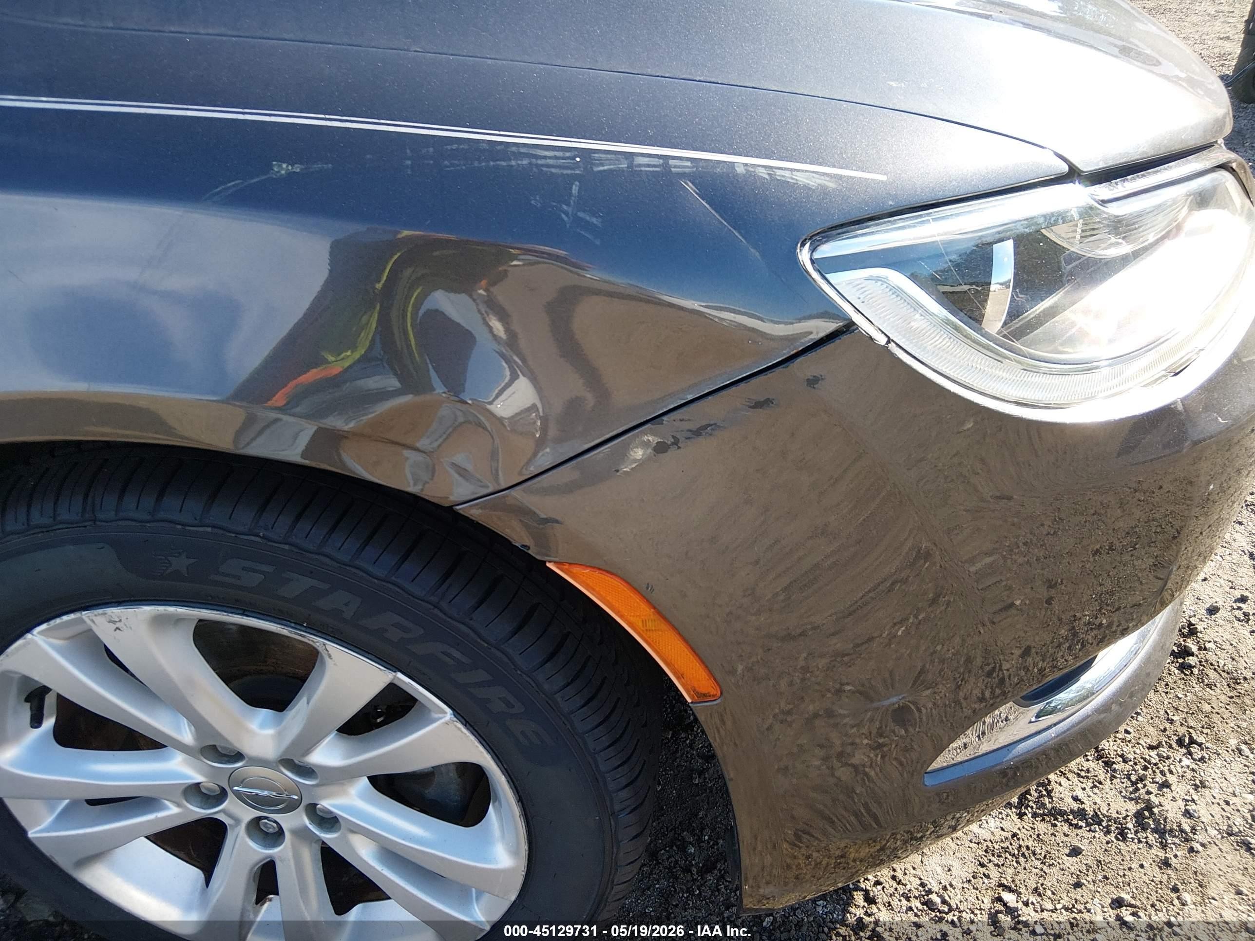 2015 Chrysler 200 Limited Gray vin: 1C3CCCAB3FN657767