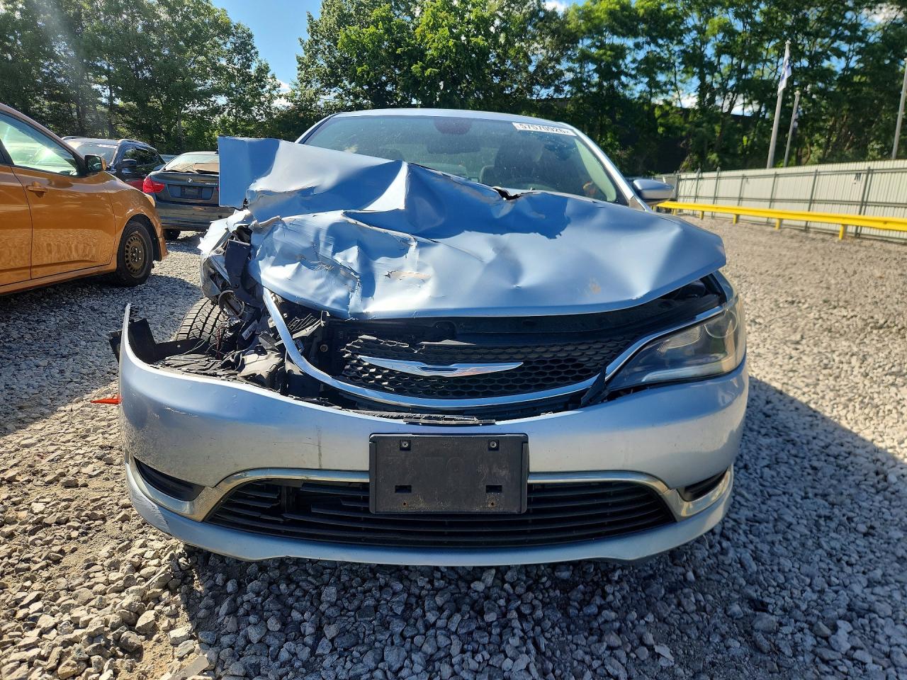 2015 Chrysler 200 Limited Blue vin: 1C3CCCAB3FN659504