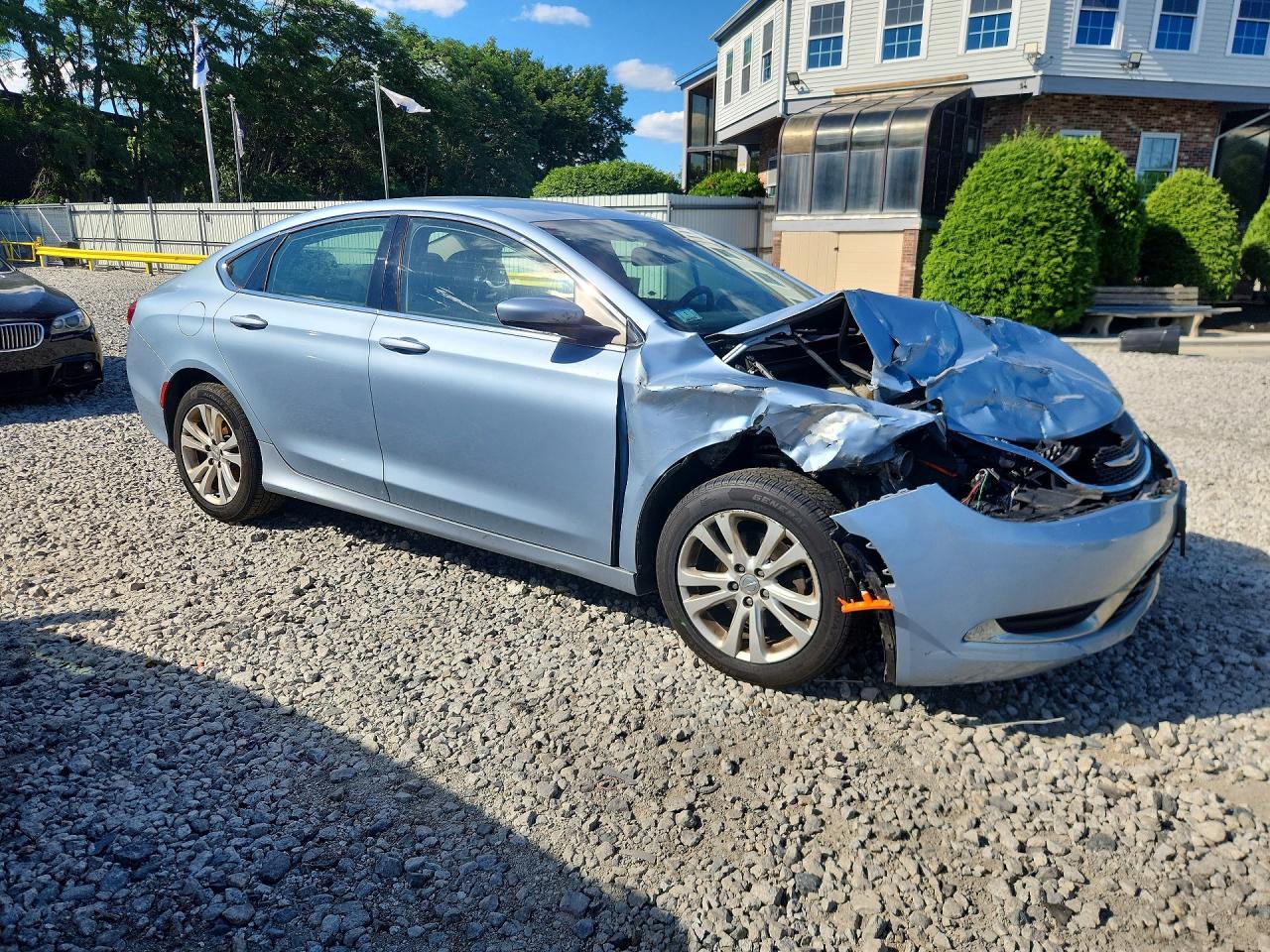 2015 Chrysler 200 Limited Blue vin: 1C3CCCAB3FN659504