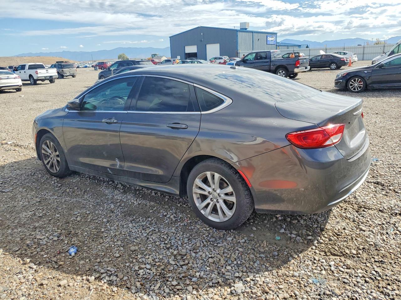 2015 Chrysler 200 Limited Charcoal vin: 1C3CCCAB3FN660264