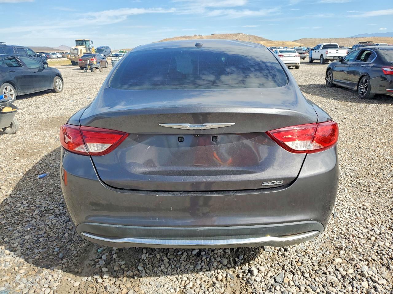 2015 Chrysler 200 Limited Charcoal vin: 1C3CCCAB3FN660264