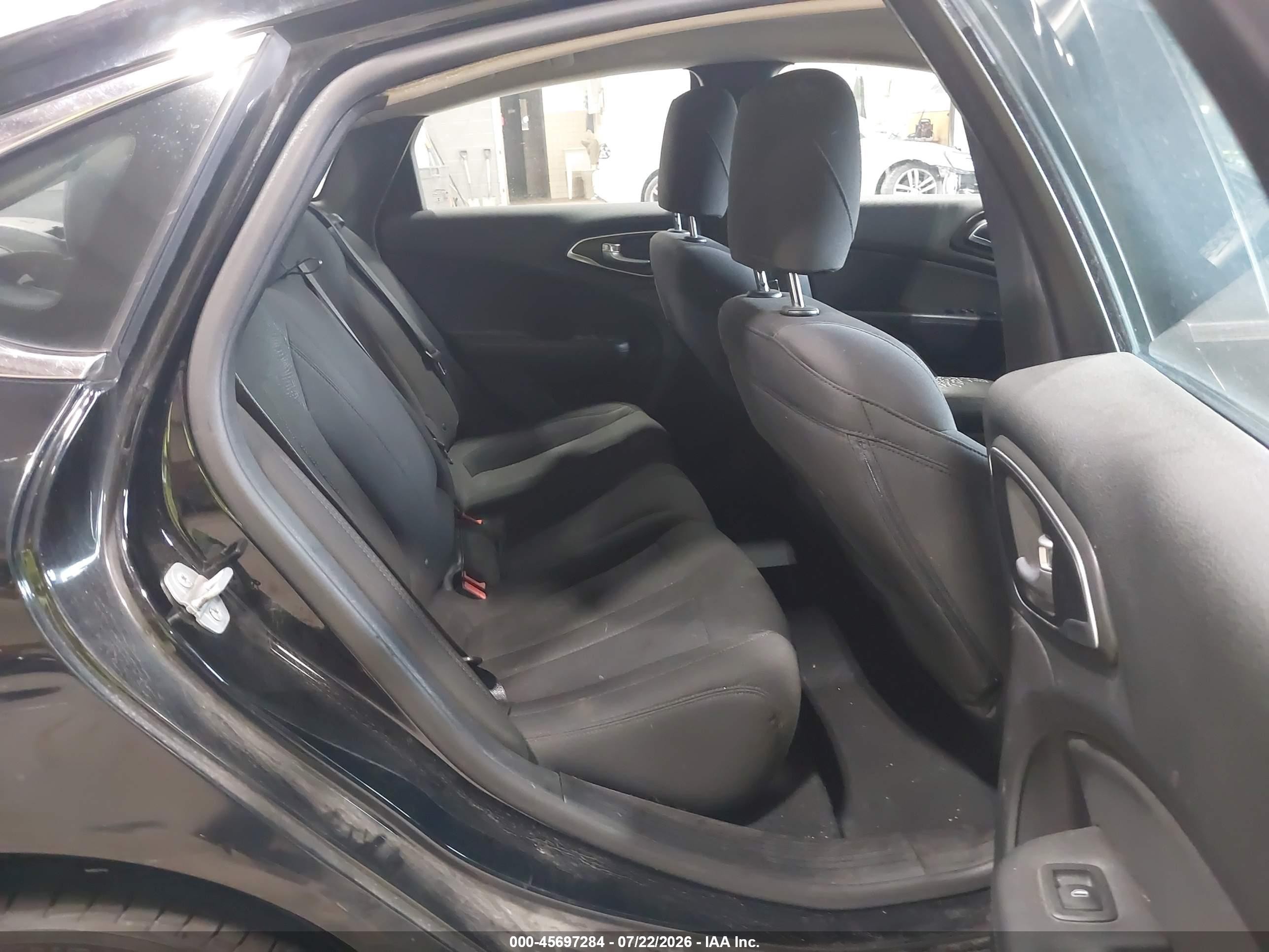 2015 Chrysler 200 Limited Black vin: 1C3CCCAB3FN660829