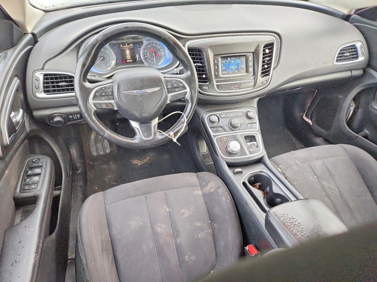 2015 Chrysler 200 Limited White vin: 1C3CCCAB3FN708491