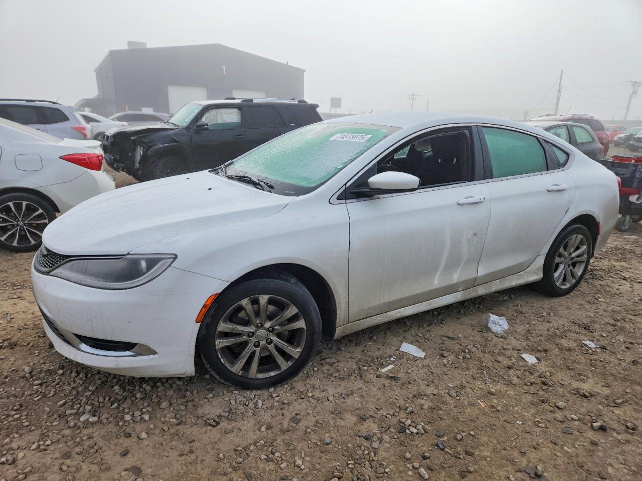 2015 Chrysler 200 Limited White vin: 1C3CCCAB3FN708491