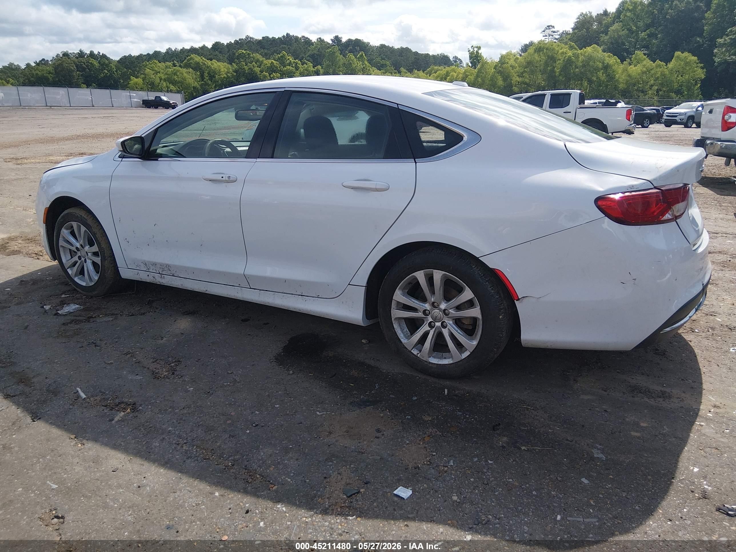 2015 Chrysler 200 Limited Белый vin: 1C3CCCAB3FN723931