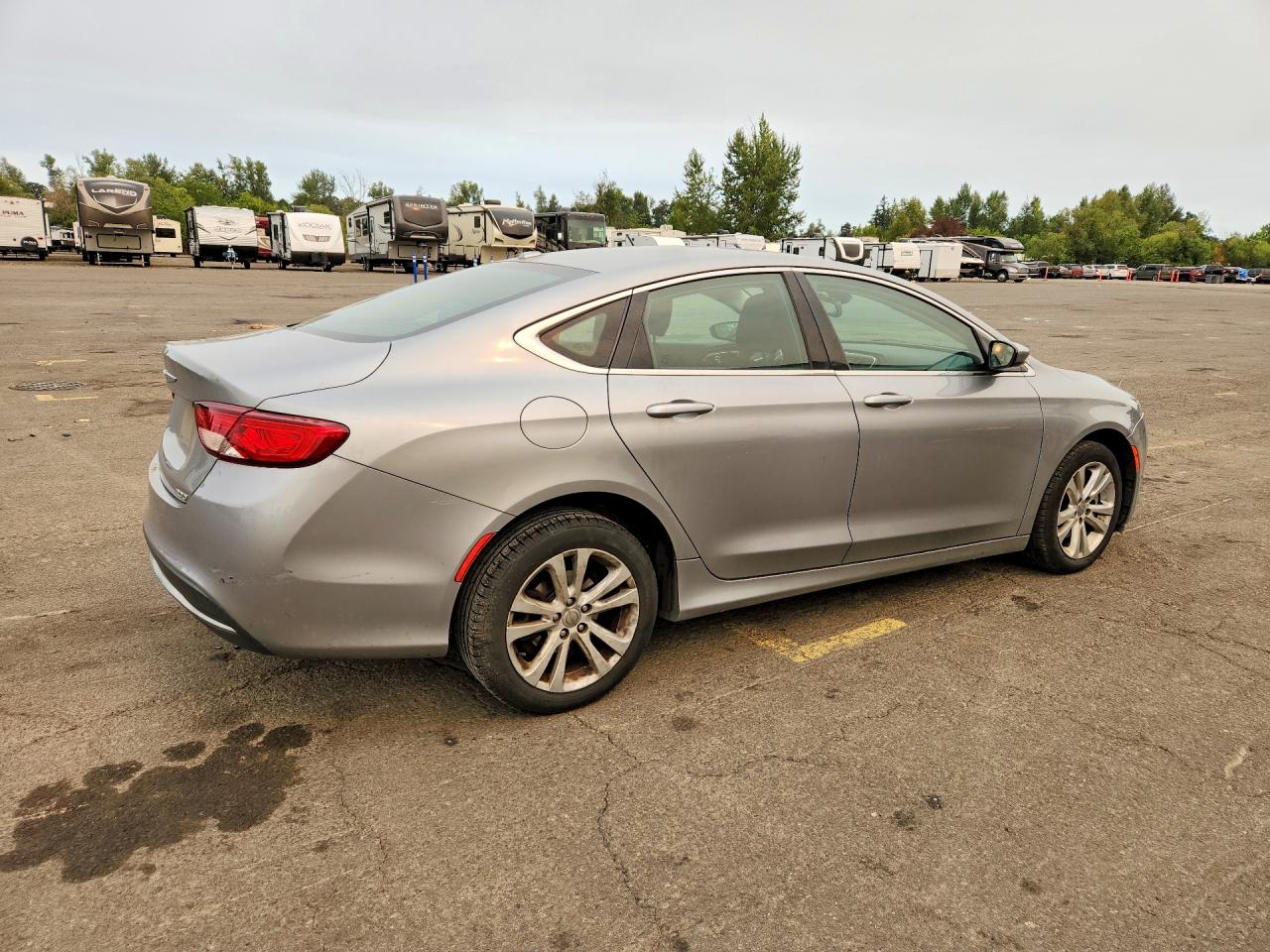 2015 Chrysler 200 Limited Серебряный vin: 1C3CCCAB3FN726134