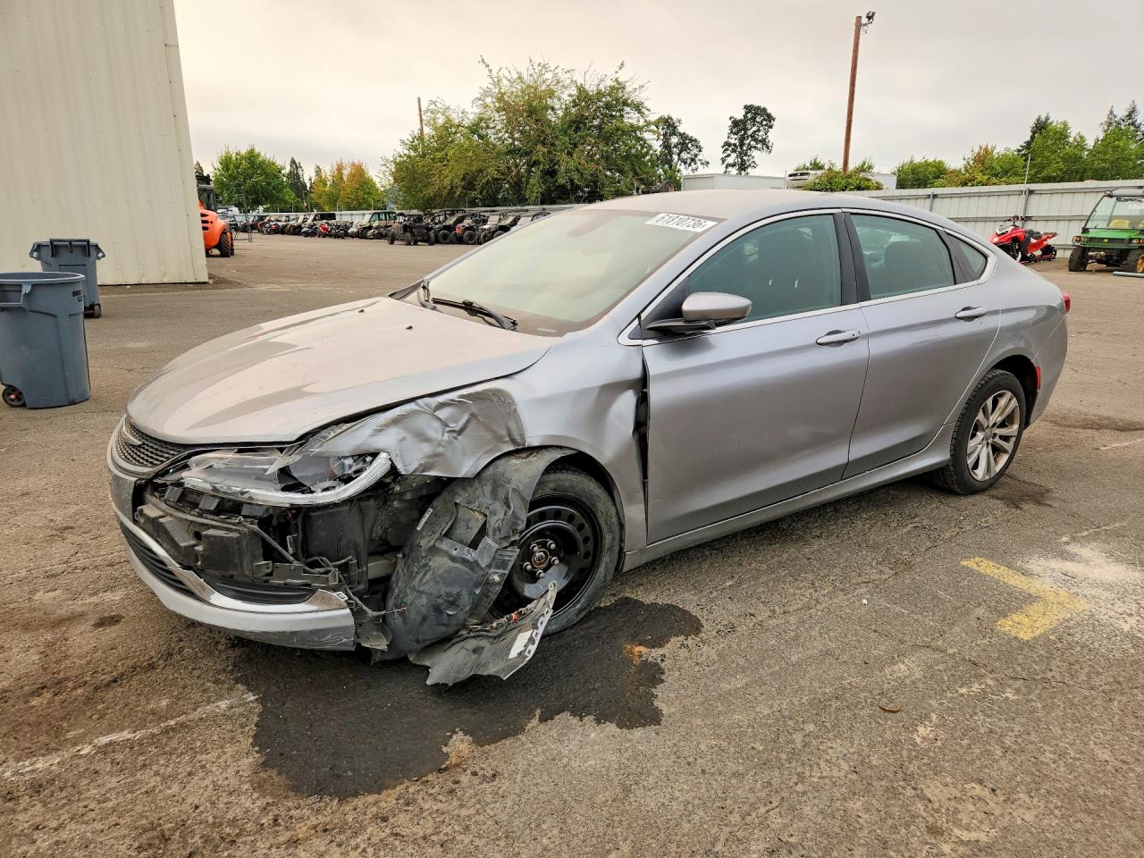 2015 Chrysler 200 Limited Silver vin: 1C3CCCAB3FN726134