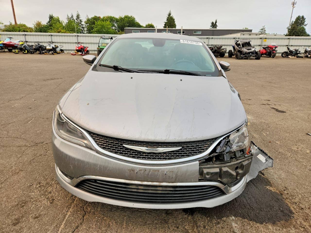 2015 Chrysler 200 Limited Серебряный vin: 1C3CCCAB3FN726134
