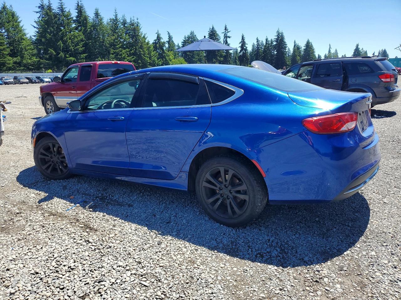 2015 Chrysler 200 Limited Синий vin: 1C3CCCAB3FN732094