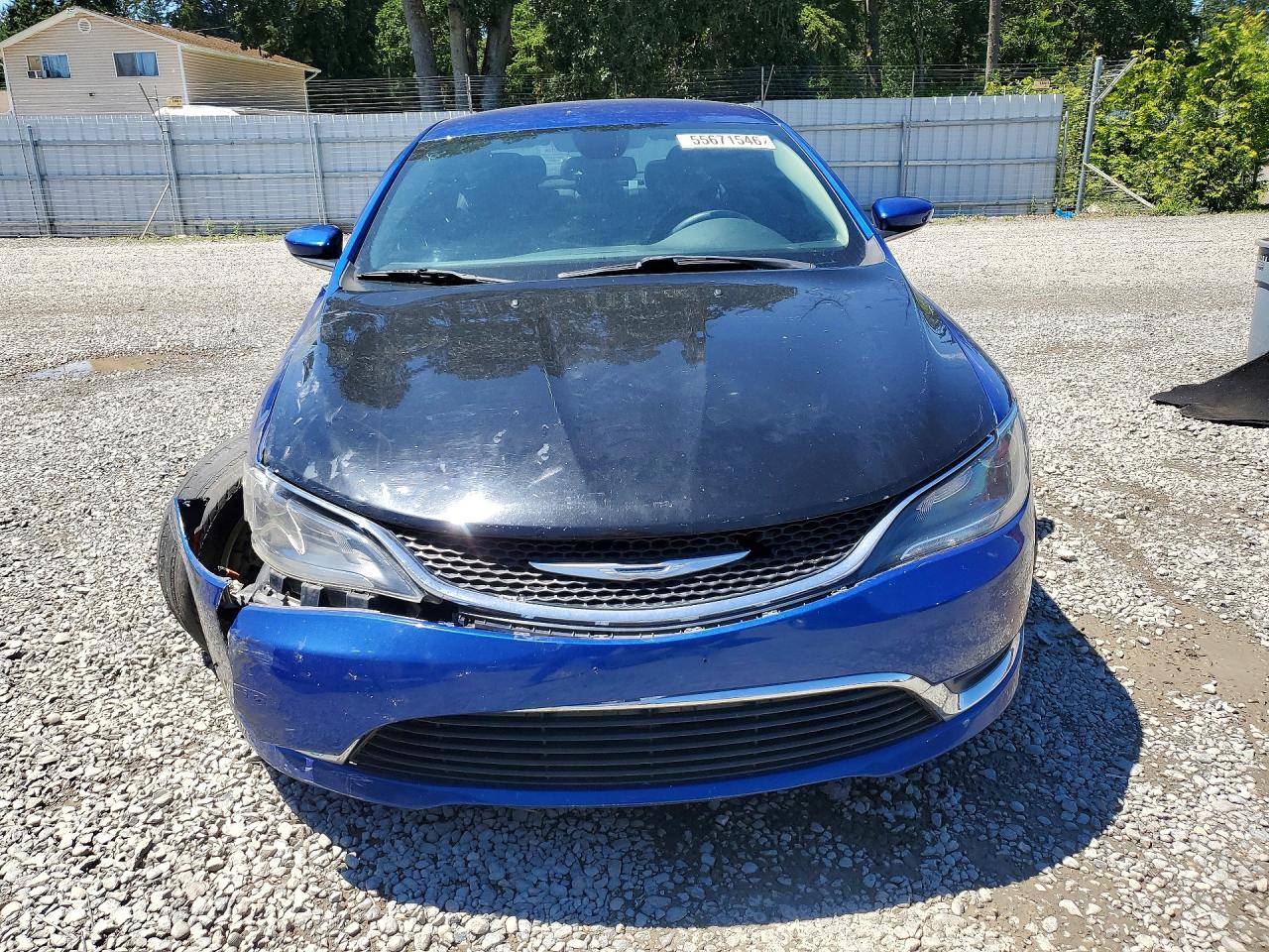 2015 Chrysler 200 Limited Синий vin: 1C3CCCAB3FN732094