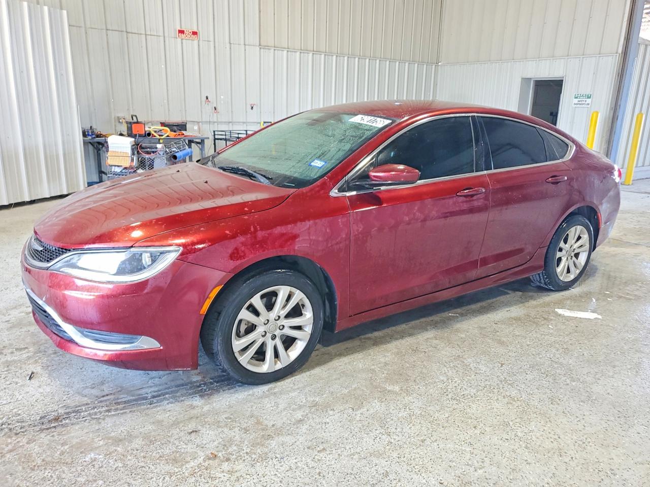 2016 Chrysler 200 Limited Темно-бордовый vin: 1C3CCCAB3GN148246