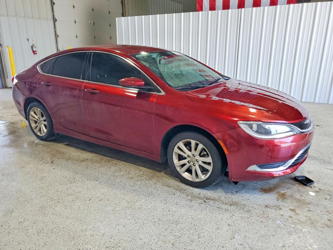 2016 Chrysler 200 Limited Темно-бордовый vin: 1C3CCCAB3GN148246