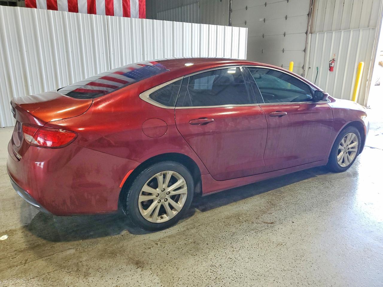 2016 Chrysler 200 Limited Темно-бордовый vin: 1C3CCCAB3GN148246