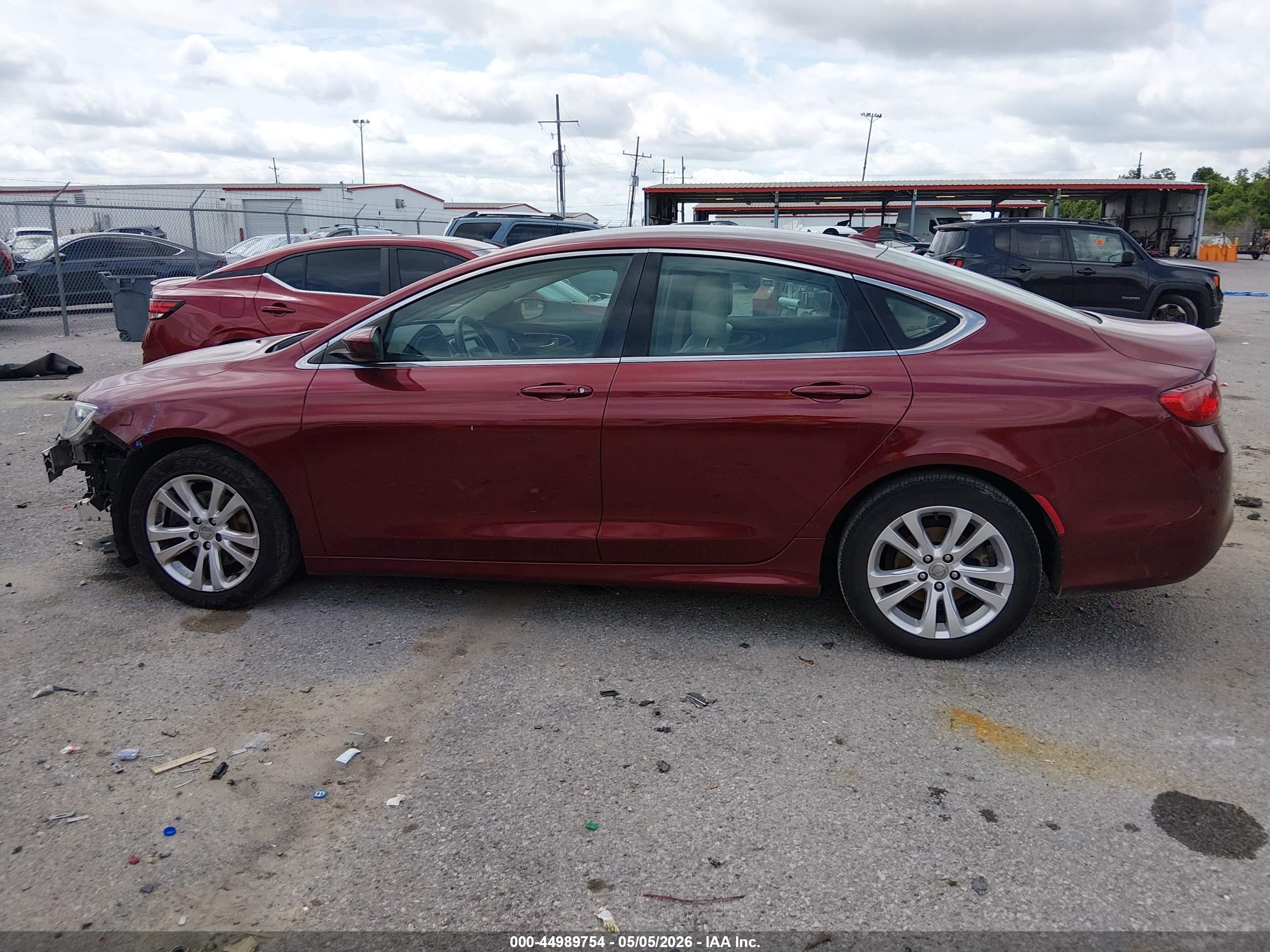2017 Chrysler 200 Limited Platinum Red vin: 1C3CCCAB3HN501473