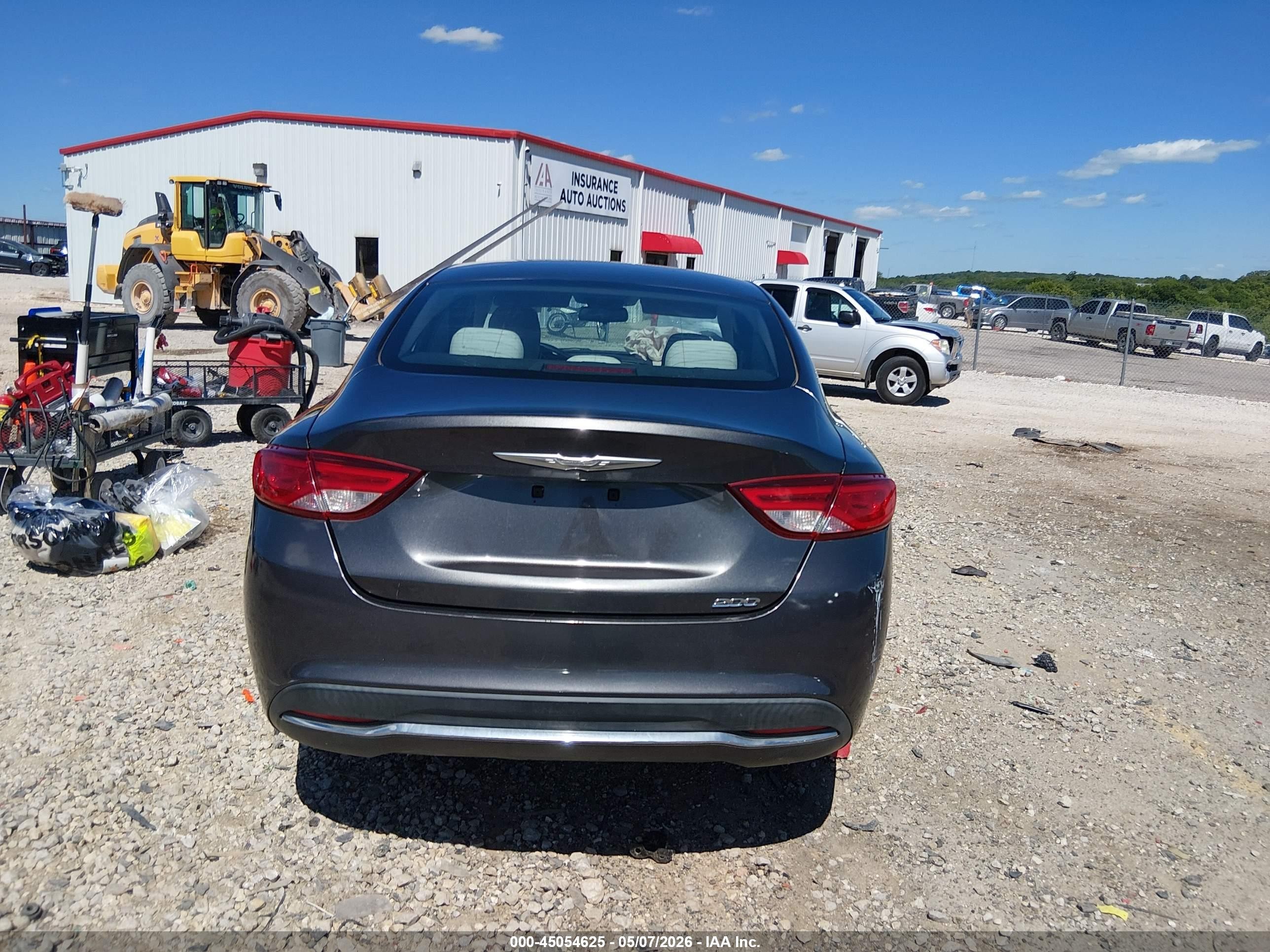 2015 Chrysler 200 Limited Серый vin: 1C3CCCAB4FN537315