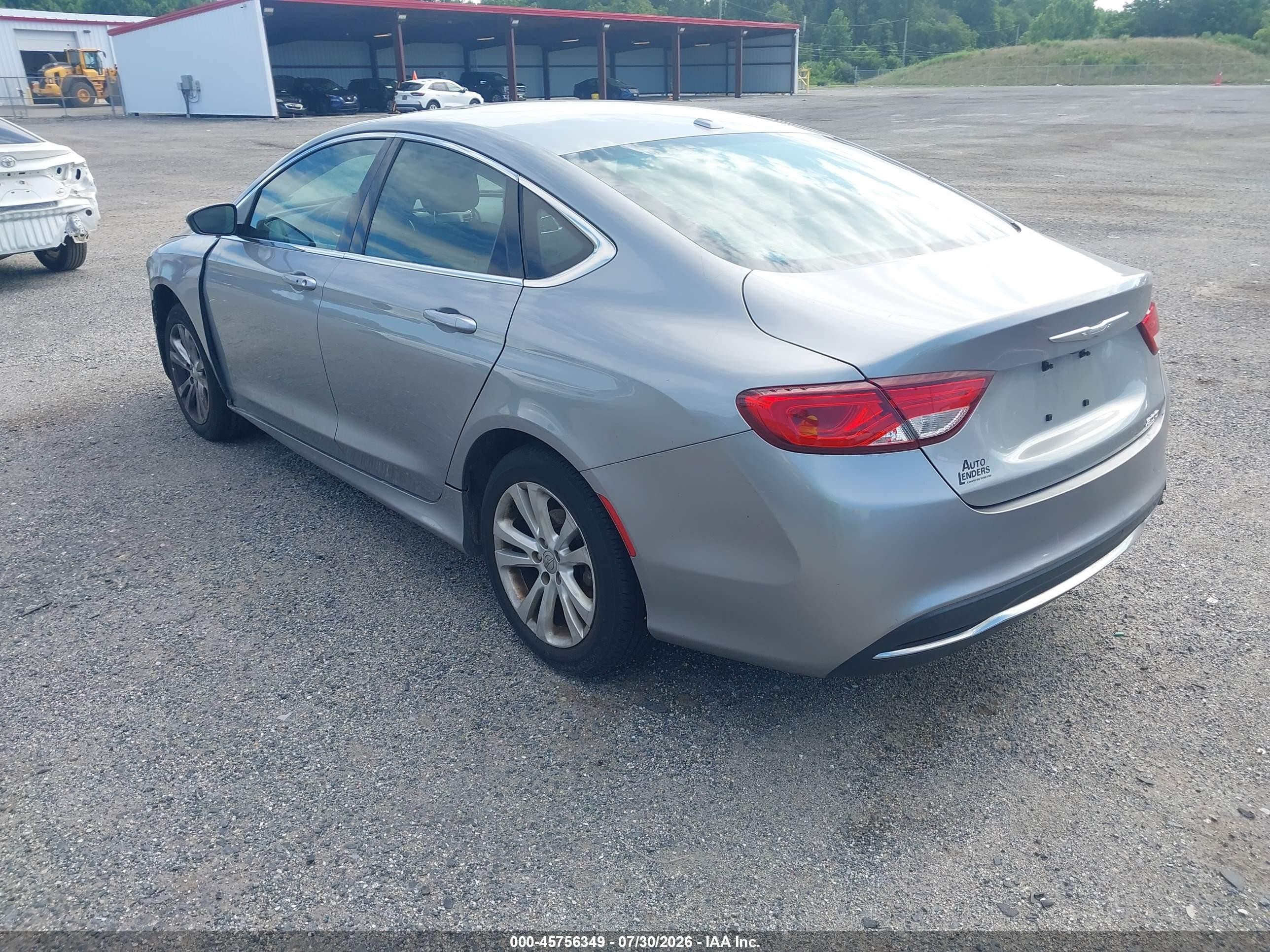 2015 Chrysler 200 Limited Silver vin: 1C3CCCAB4FN538321