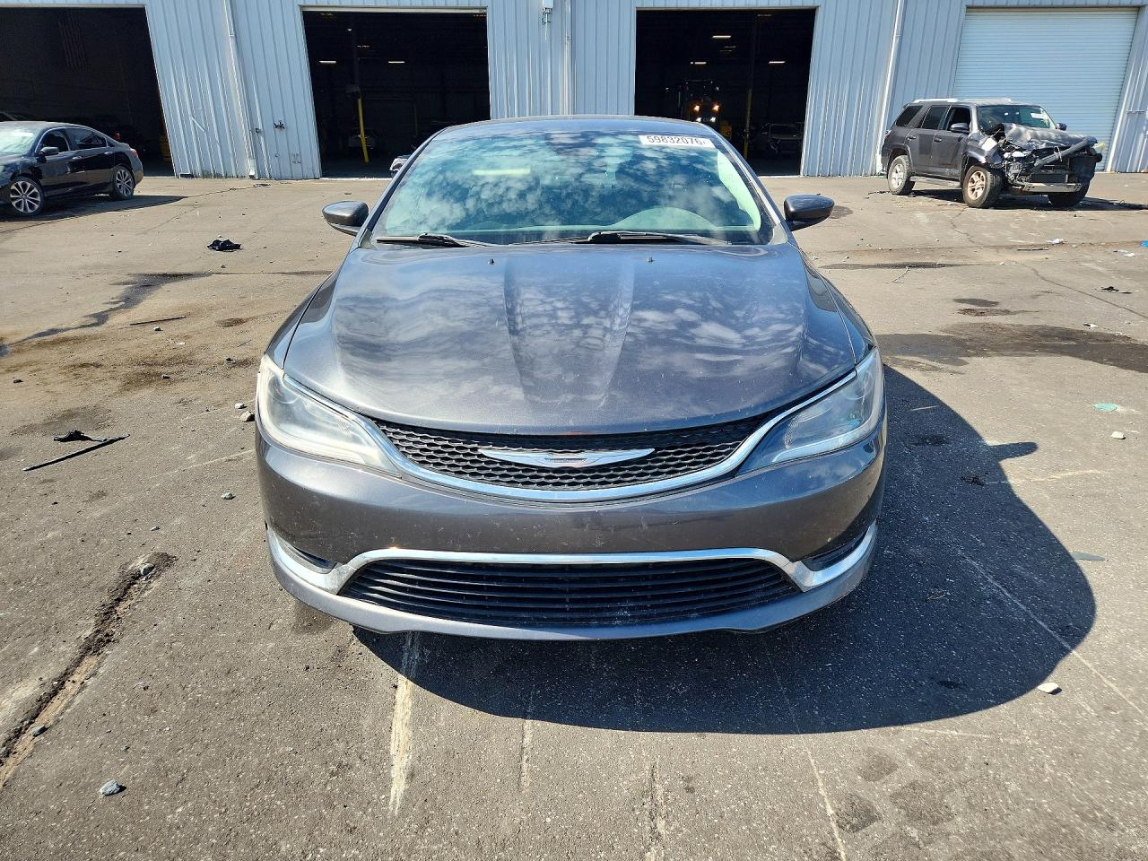 2015 Chrysler 200 Limited Gray vin: 1C3CCCAB4FN558875