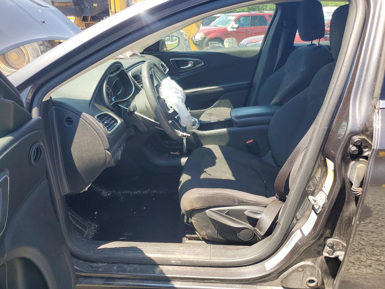 2015 Chrysler 200 Limited Gray vin: 1C3CCCAB4FN561680