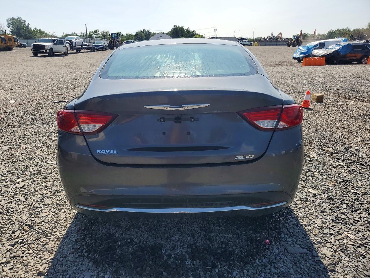 2015 Chrysler 200 Limited Gray vin: 1C3CCCAB4FN561680