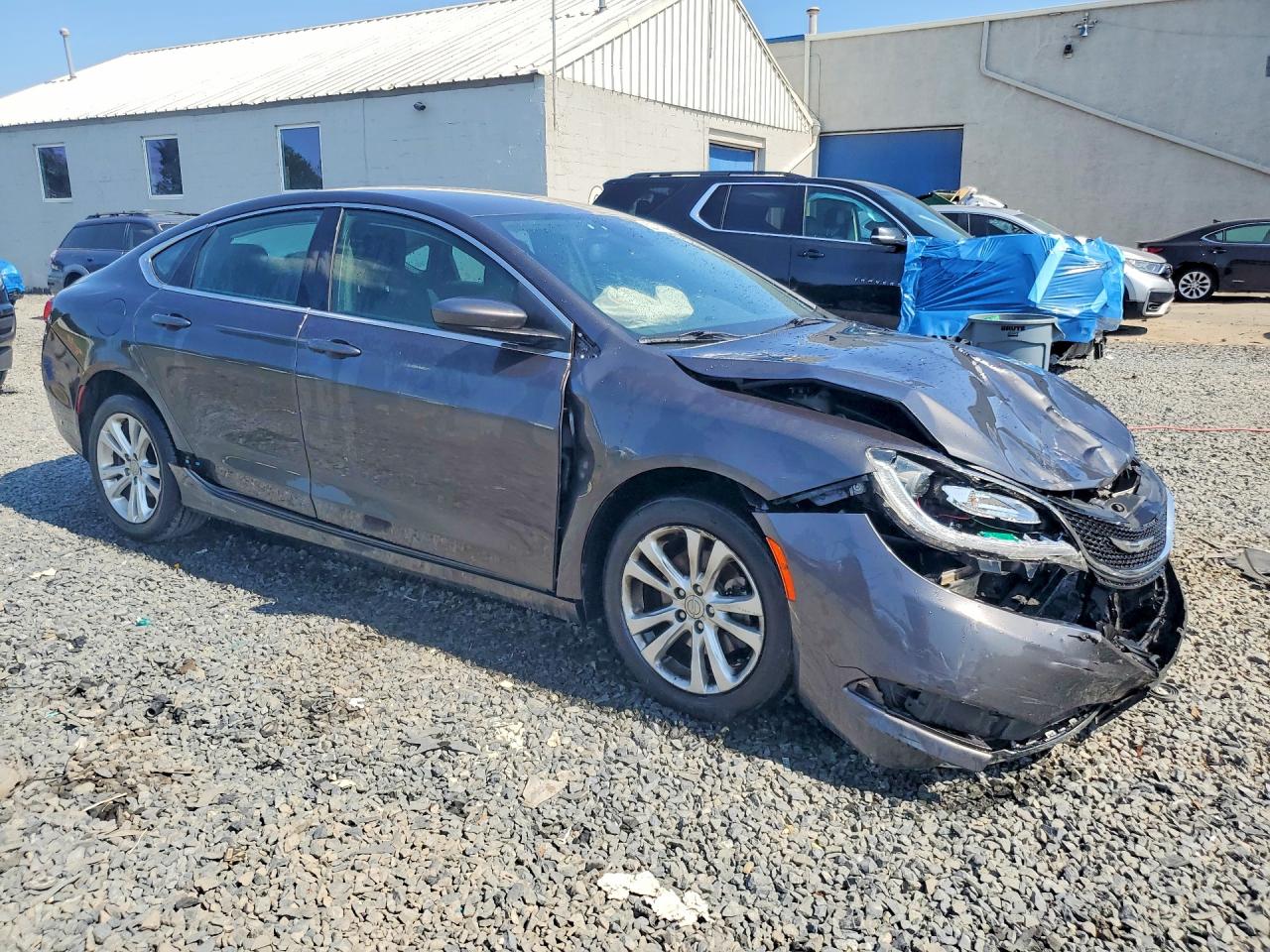 2015 Chrysler 200 Limited Gray vin: 1C3CCCAB4FN561680