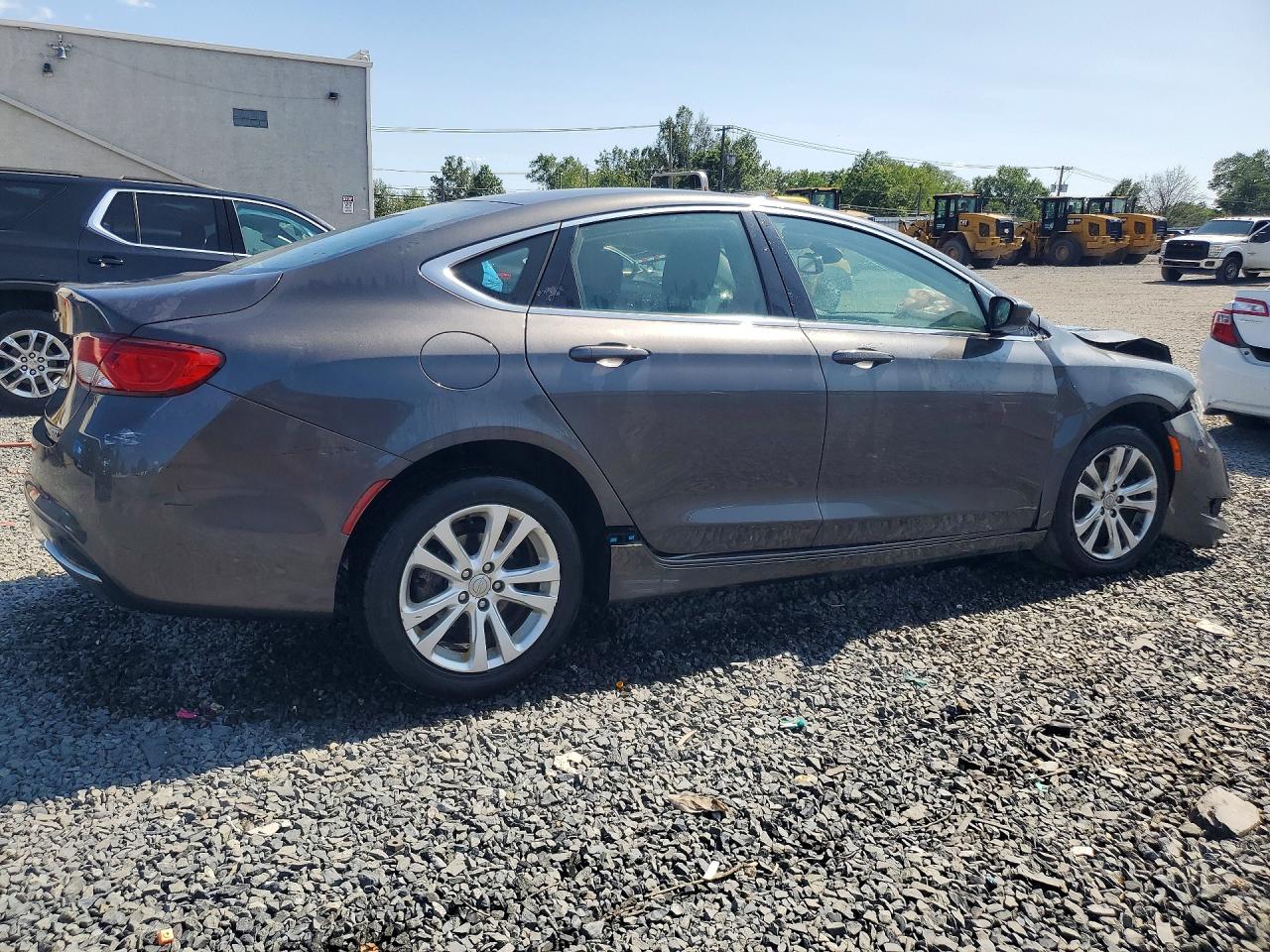 2015 Chrysler 200 Limited Gray vin: 1C3CCCAB4FN561680