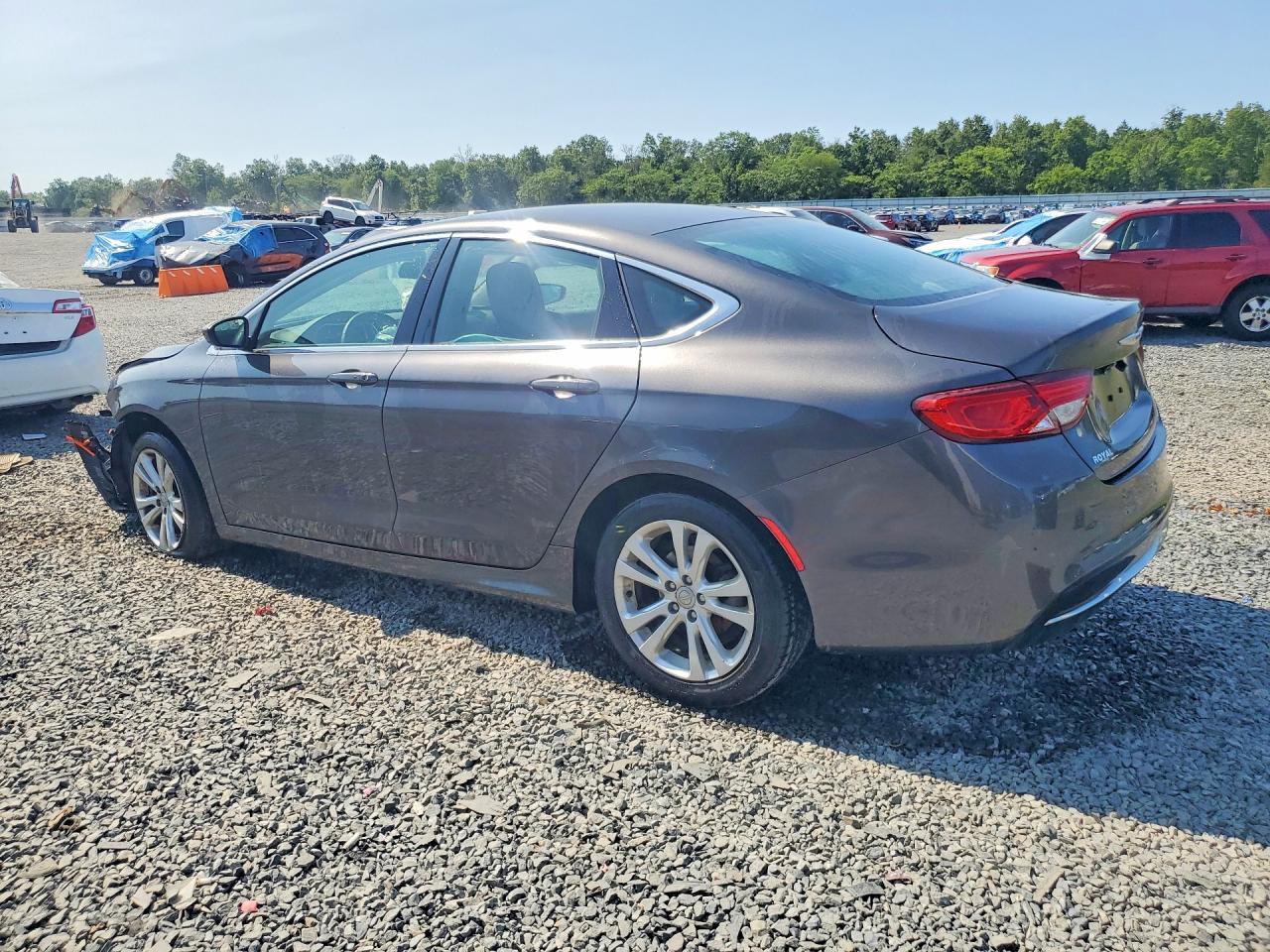 2015 Chrysler 200 Limited Gray vin: 1C3CCCAB4FN561680