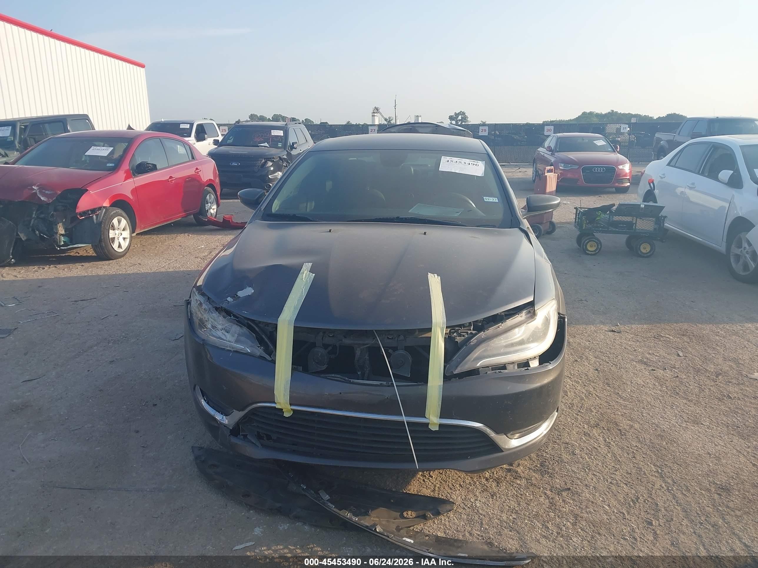 2015 Chrysler 200 Limited Gray vin: 1C3CCCAB4FN562750