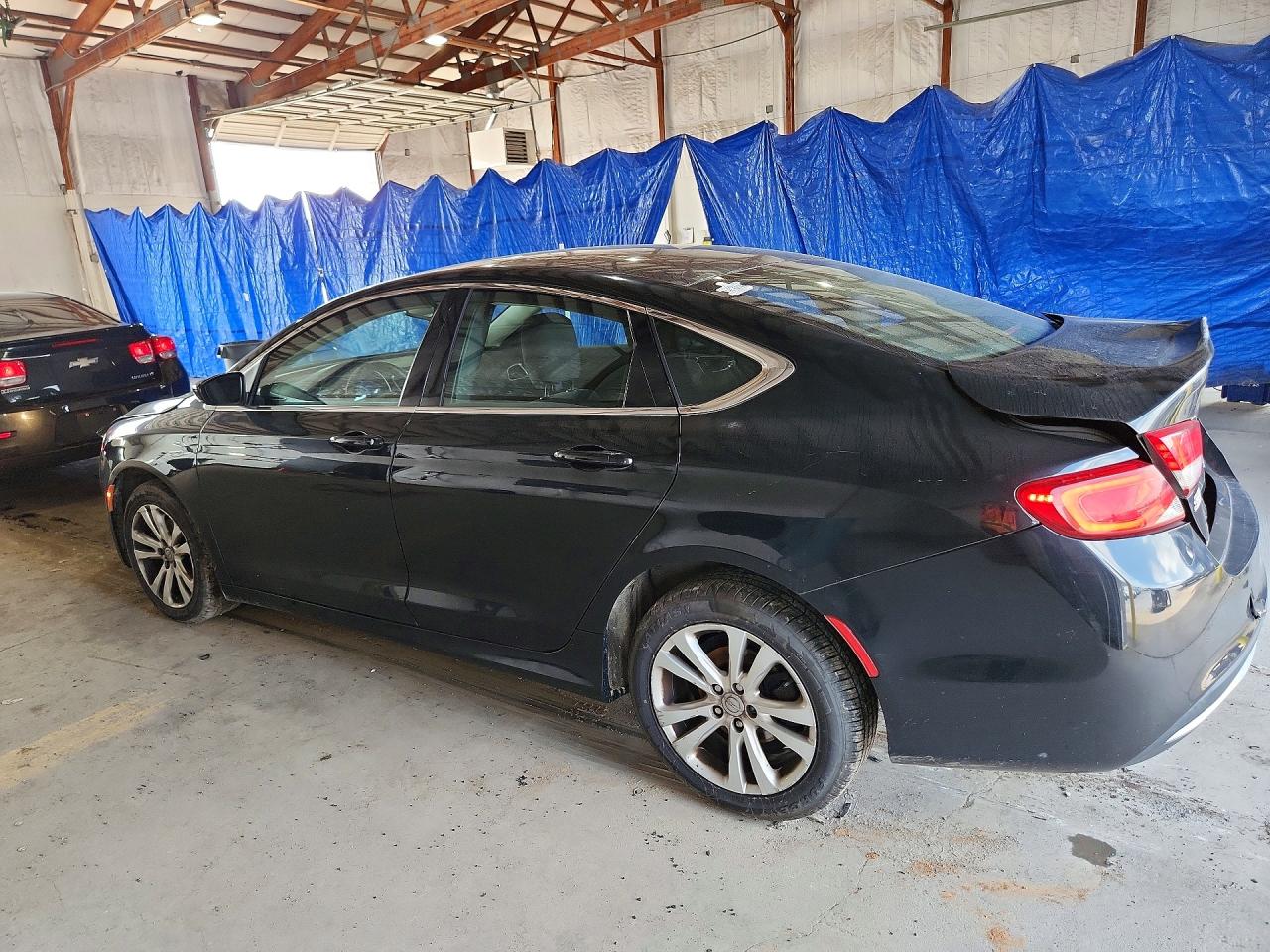 2015 Chrysler 200 Limited Black vin: 1C3CCCAB4FN576342