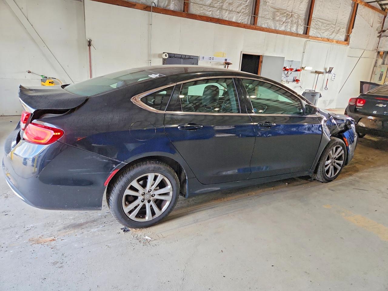 2015 Chrysler 200 Limited Black vin: 1C3CCCAB4FN576342