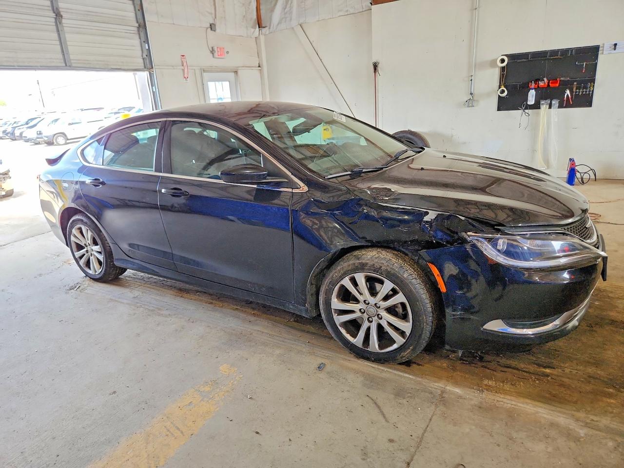2015 Chrysler 200 Limited Black vin: 1C3CCCAB4FN576342