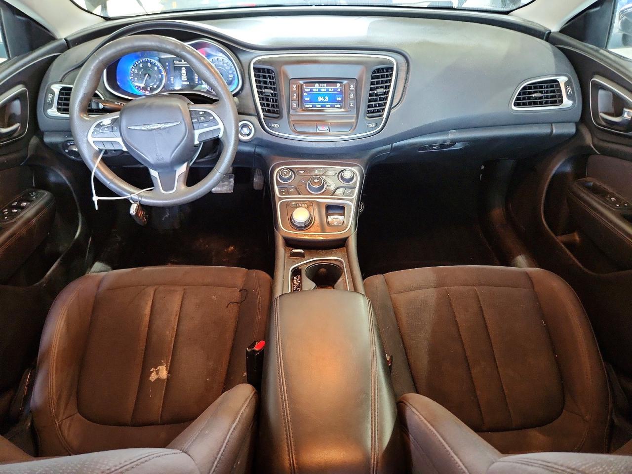 2015 Chrysler 200 Limited Black vin: 1C3CCCAB4FN576342