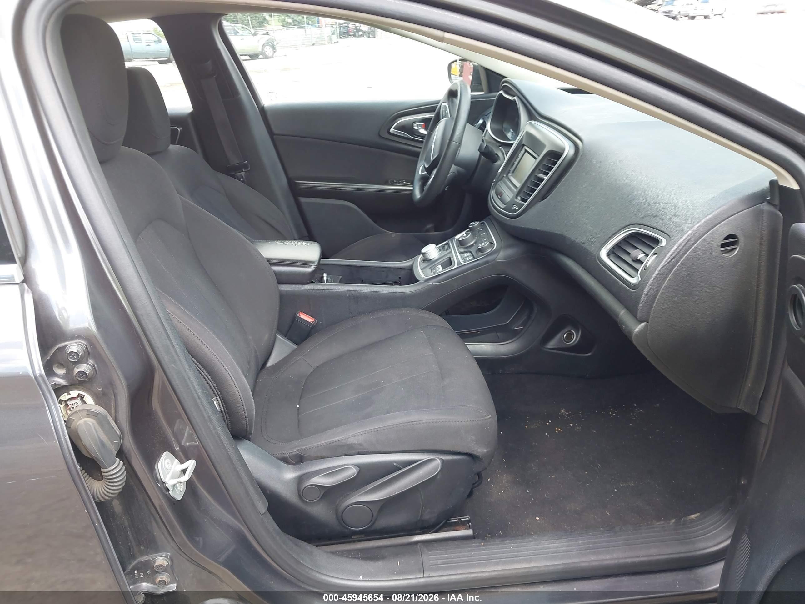2015 Chrysler 200 Limited Gray vin: 1C3CCCAB4FN587891