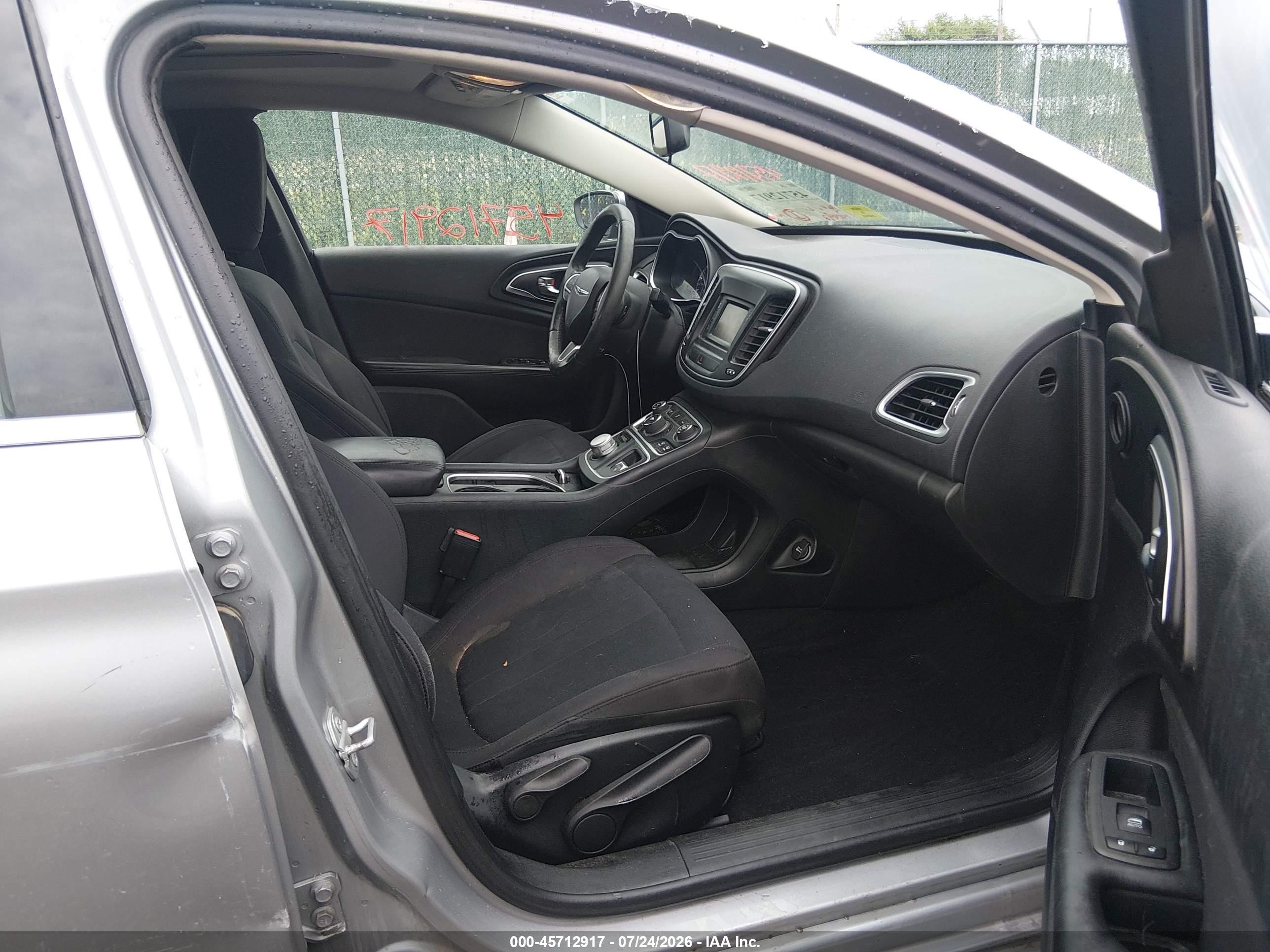 2015 Chrysler 200 Limited Gray vin: 1C3CCCAB4FN633185