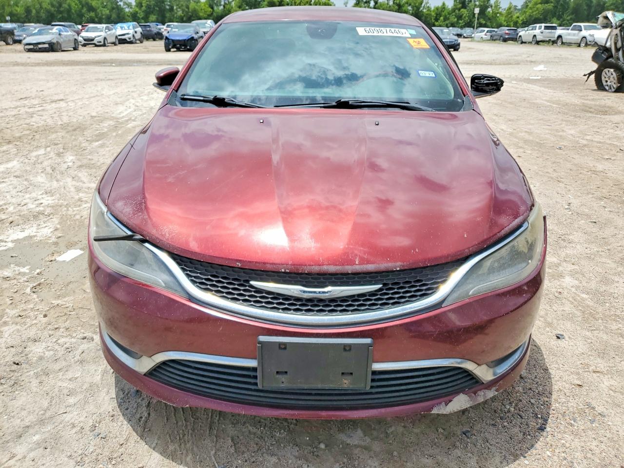 2015 Chrysler 200 Limited Burgundy vin: 1C3CCCAB4FN638905