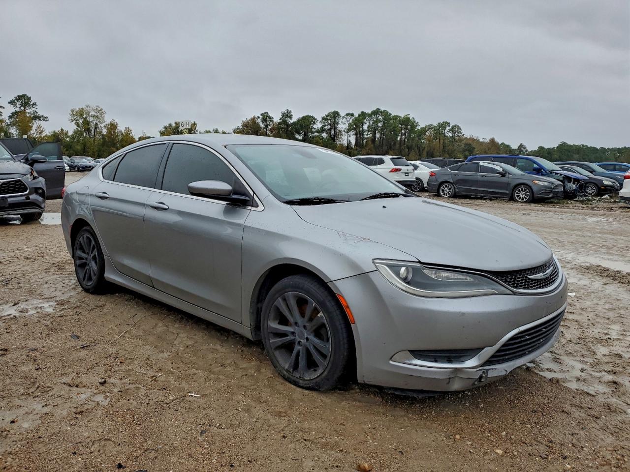 2015 Chrysler 200 Limited Gray vin: 1C3CCCAB4FN658880