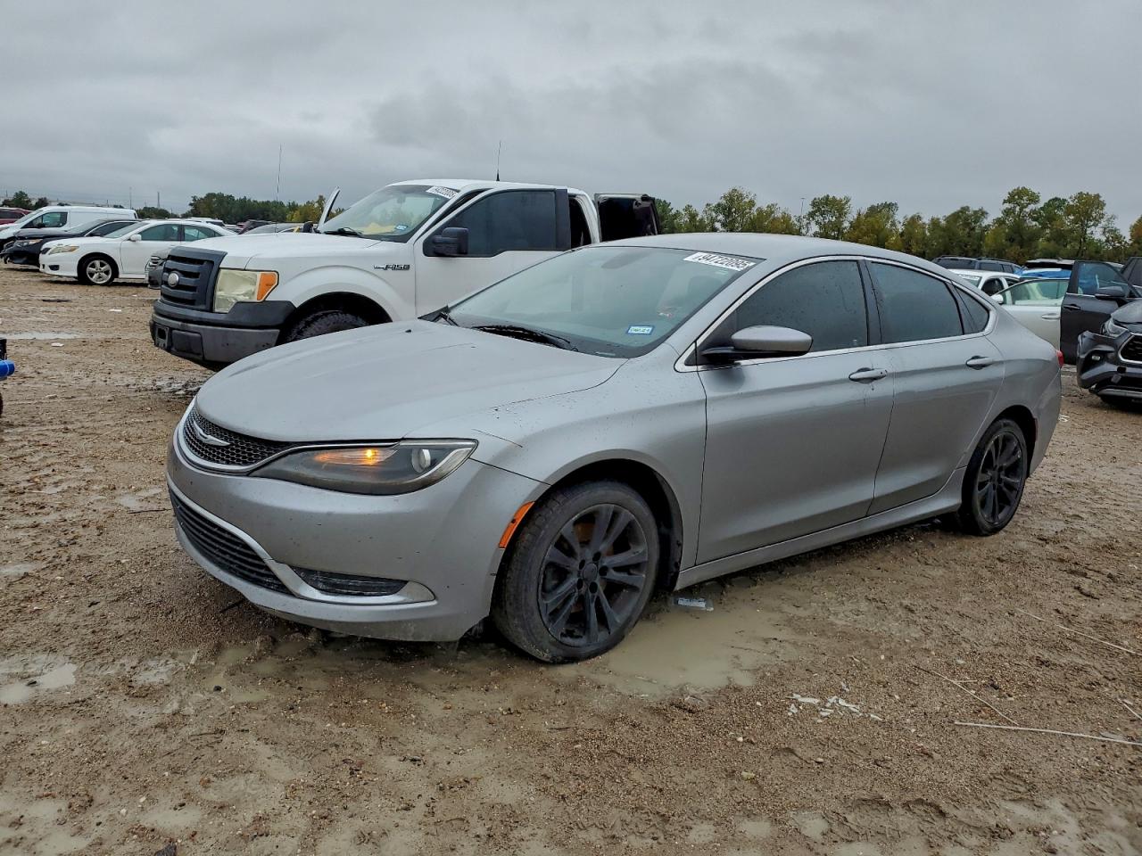 2015 Chrysler 200 Limited Gray vin: 1C3CCCAB4FN658880
