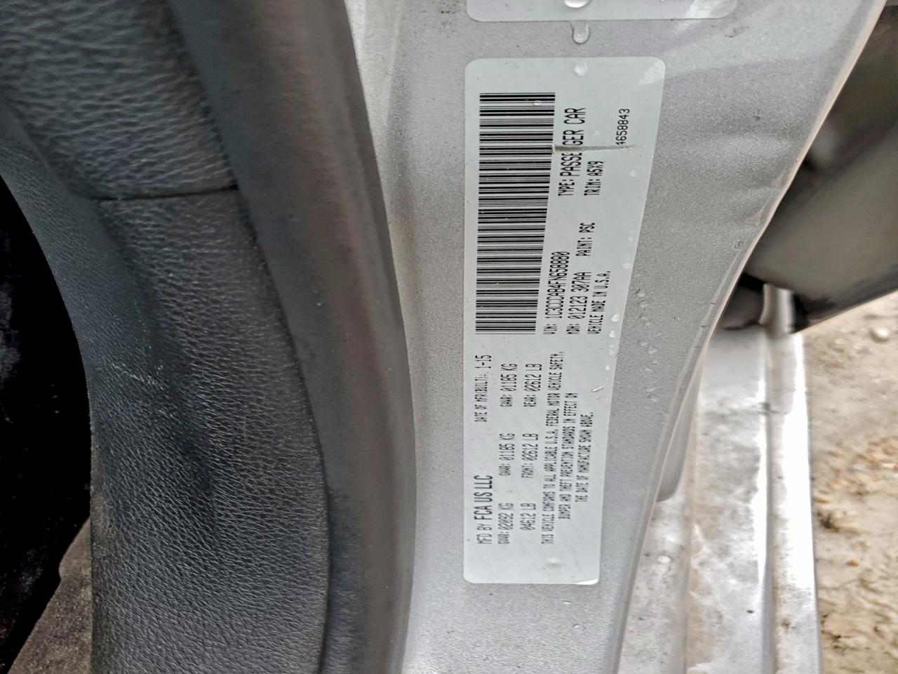 2015 Chrysler 200 Limited Gray vin: 1C3CCCAB4FN658880