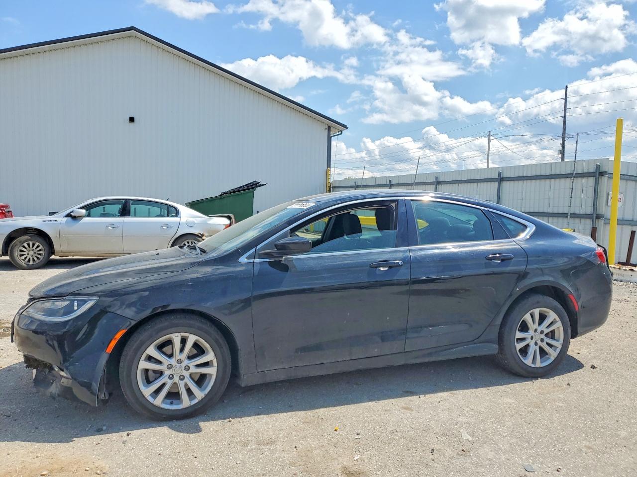 2015 Chrysler 200 Limited Black vin: 1C3CCCAB4FN693001